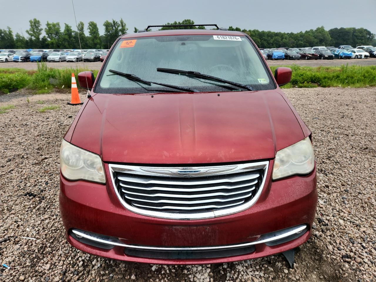 2012 Chrysler Town & Country Touring Maroon vin: 2C4RC1BG6CR106462