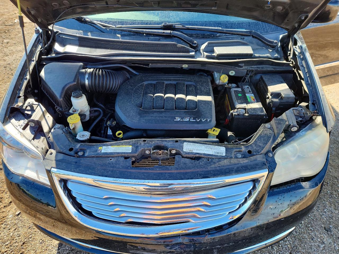2012 Chrysler Town & Country Touring Black vin: 2C4RC1BG6CR189214