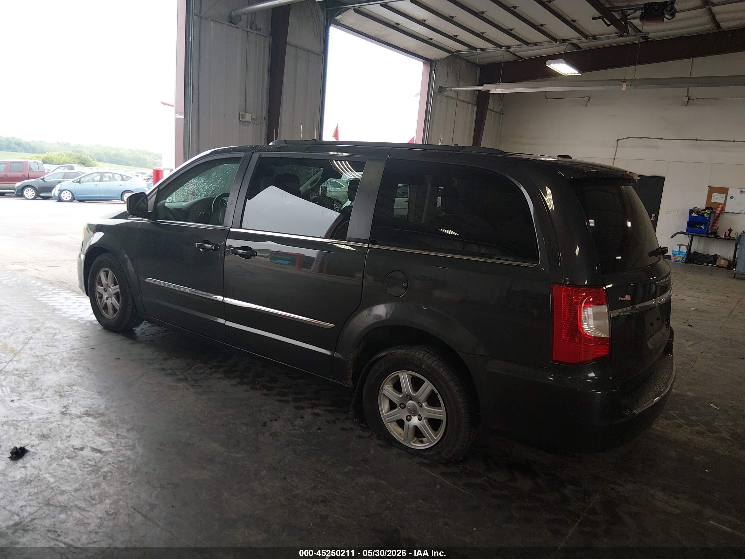 2012 Chrysler Town & Country Touring Black vin: 2C4RC1BG6CR376436