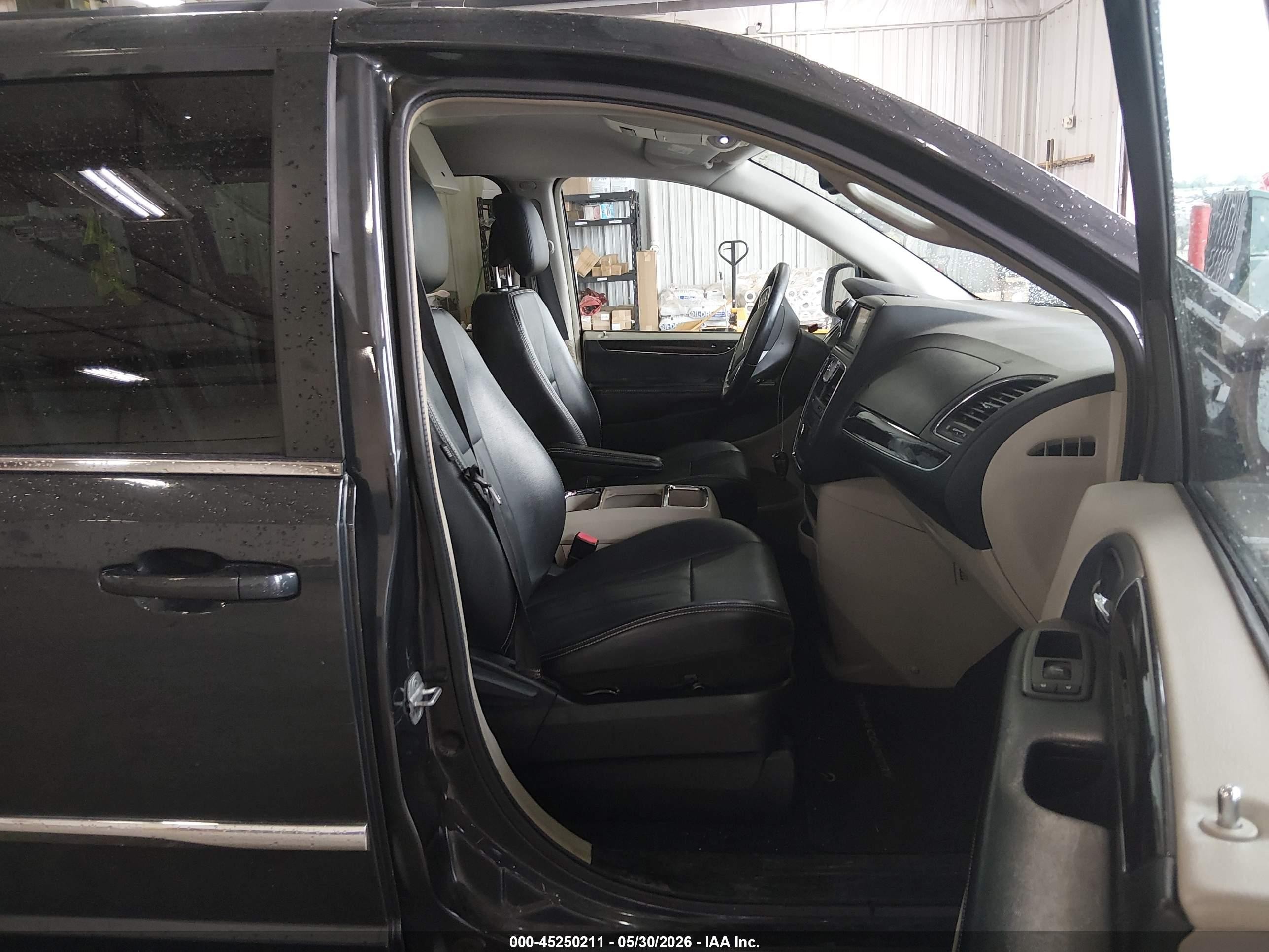 2012 Chrysler Town & Country Touring Black vin: 2C4RC1BG6CR376436