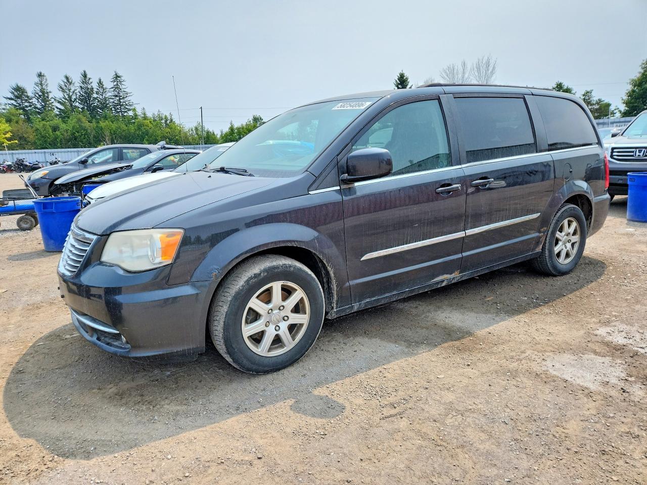 2012 Chrysler Town & Country Touring Gray vin: 2C4RC1BG6CR401030