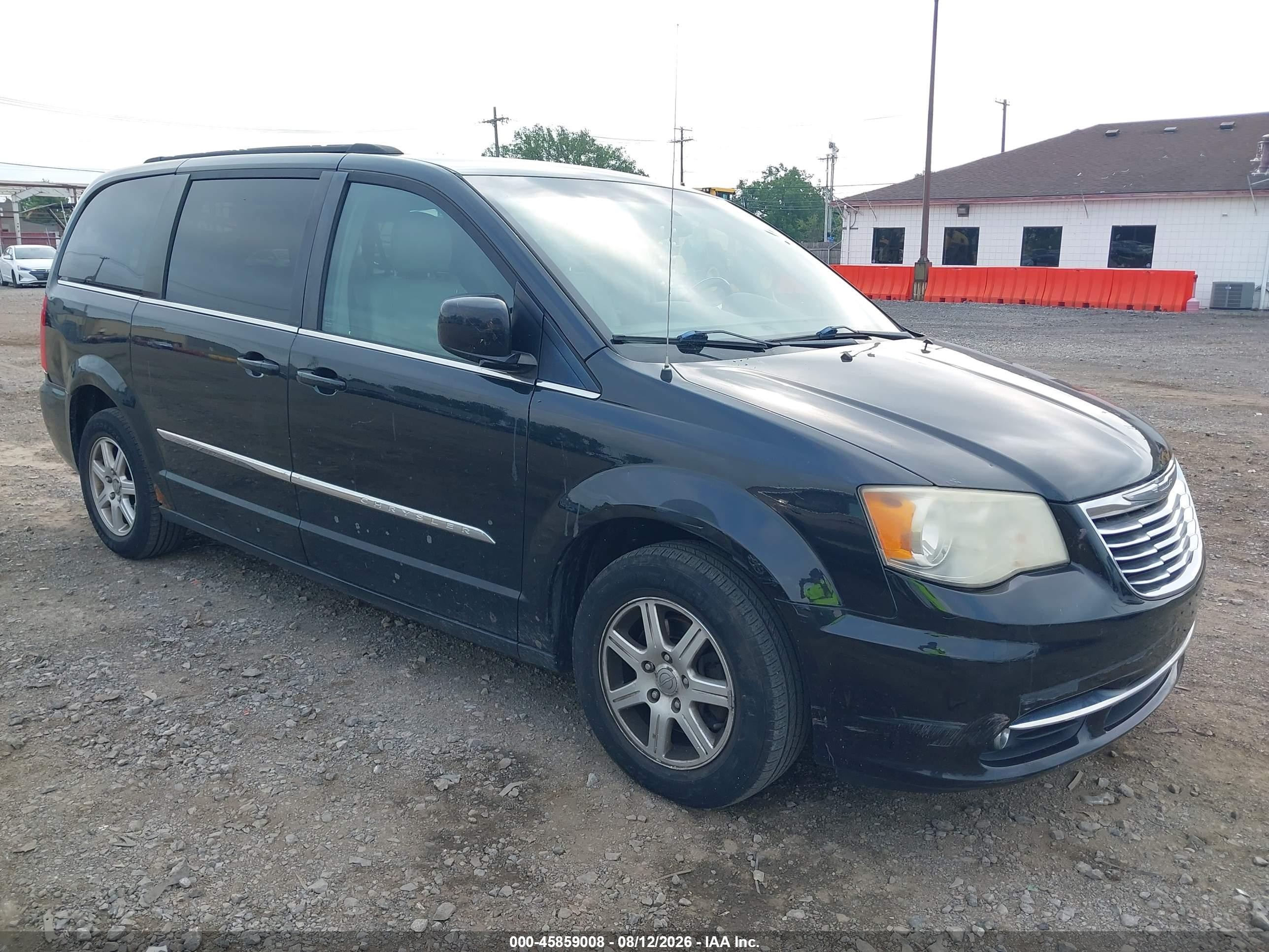 2013 Chrysler Town & Country Touring Black vin: 2C4RC1BG6DR556338