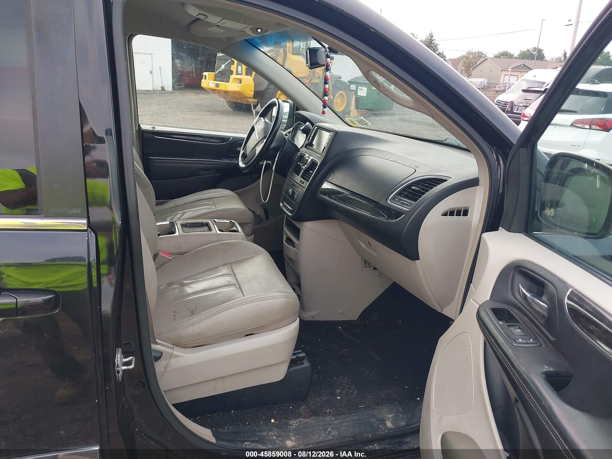 2013 Chrysler Town & Country Touring Black vin: 2C4RC1BG6DR556338