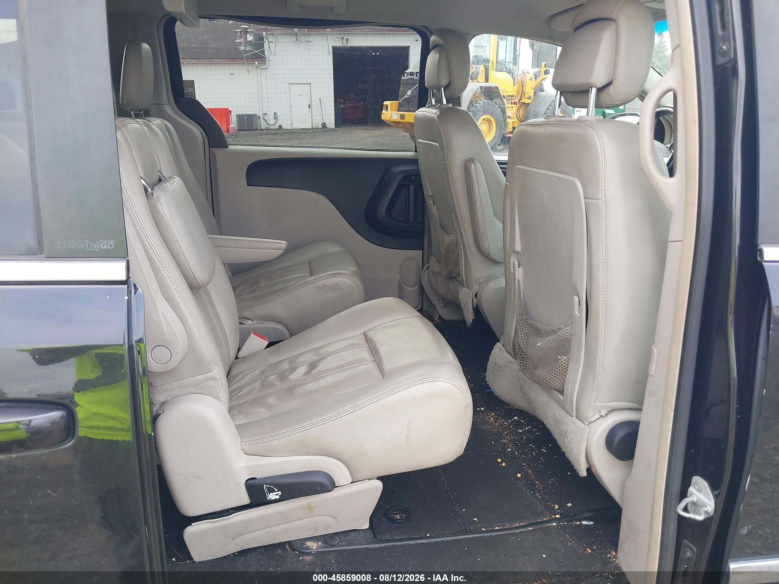 2013 Chrysler Town & Country Touring Black vin: 2C4RC1BG6DR556338