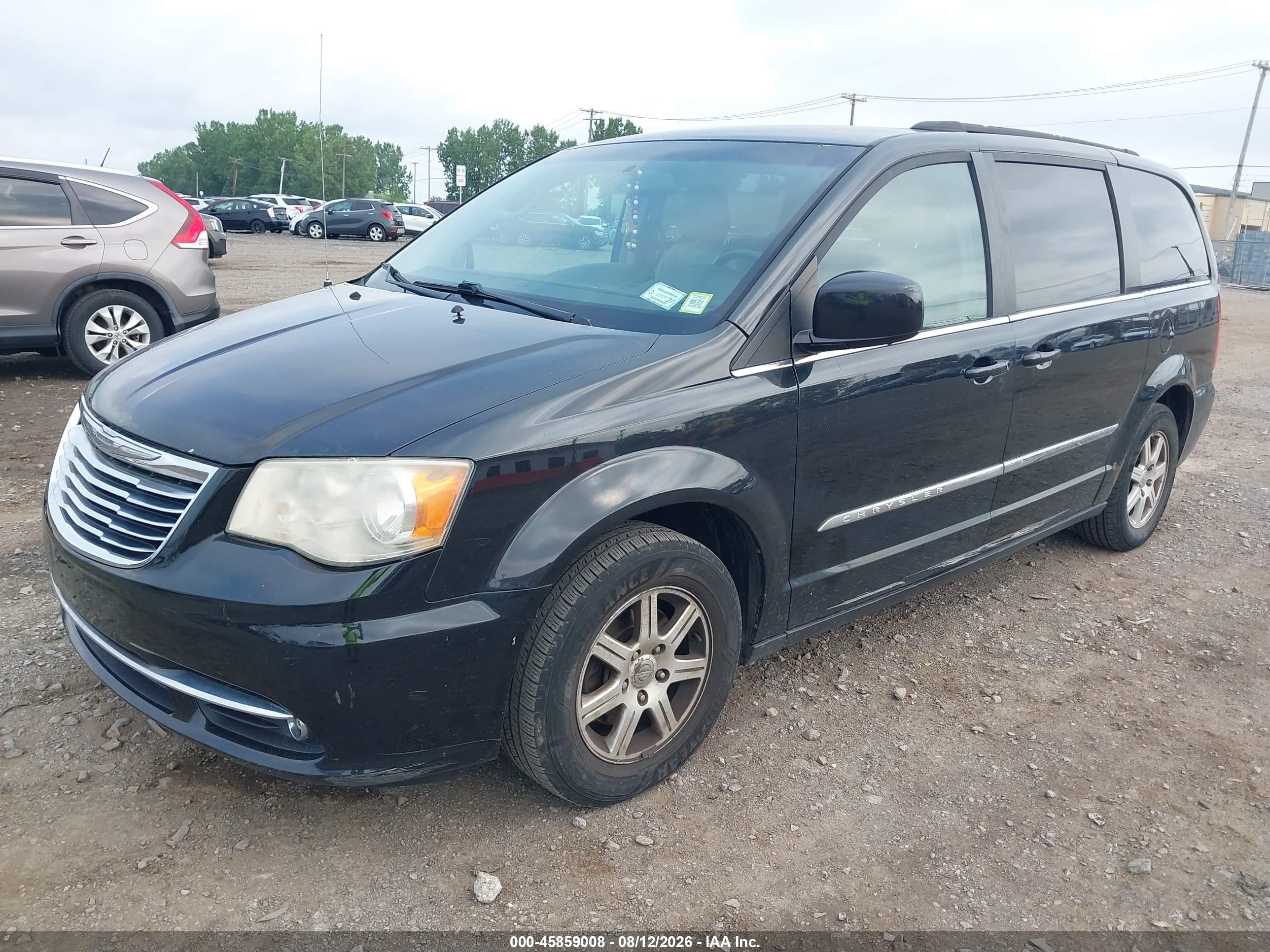 2013 Chrysler Town & Country Touring Black vin: 2C4RC1BG6DR556338