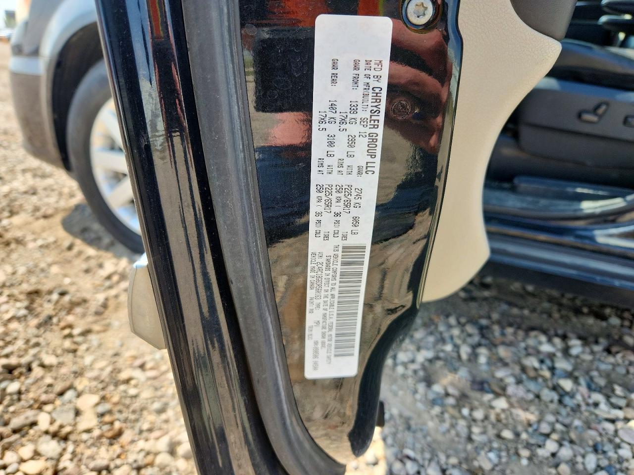 2013 Chrysler Town & Country Touring Black vin: 2C4RC1BG6DR560163