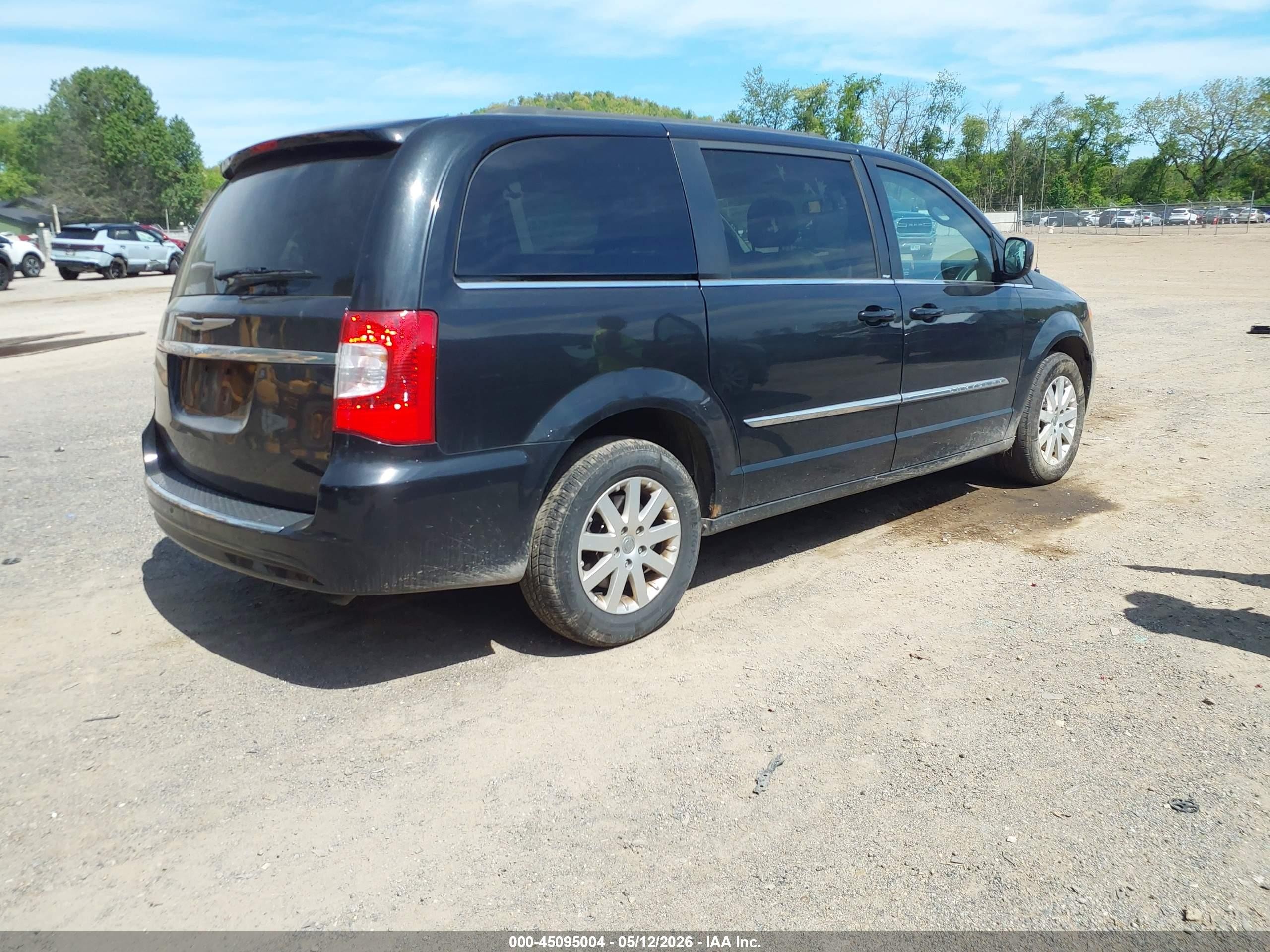 2013 Chrysler Town & Country Touring Black vin: 2C4RC1BG6DR653331