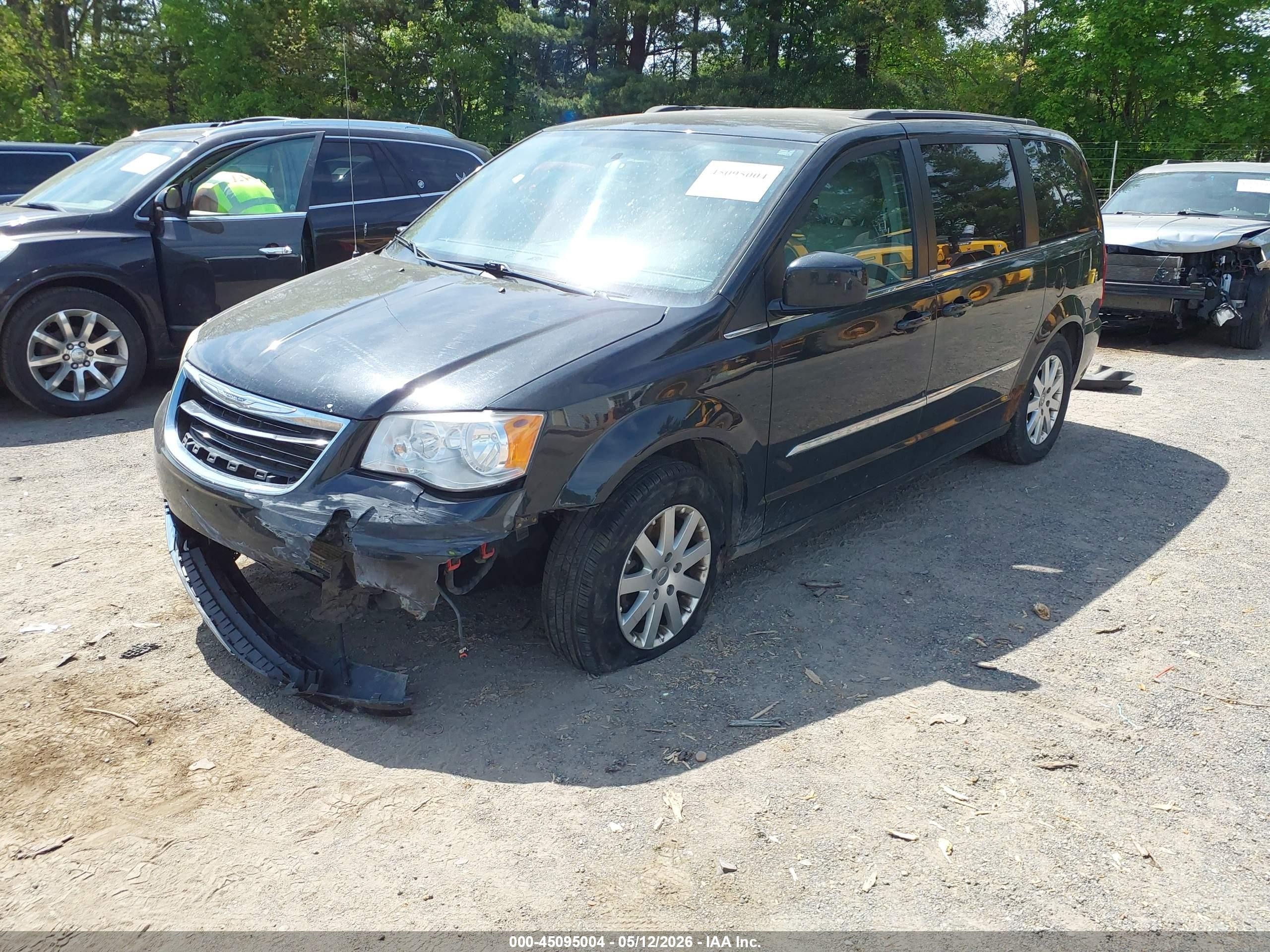 2013 Chrysler Town & Country Touring Black vin: 2C4RC1BG6DR653331