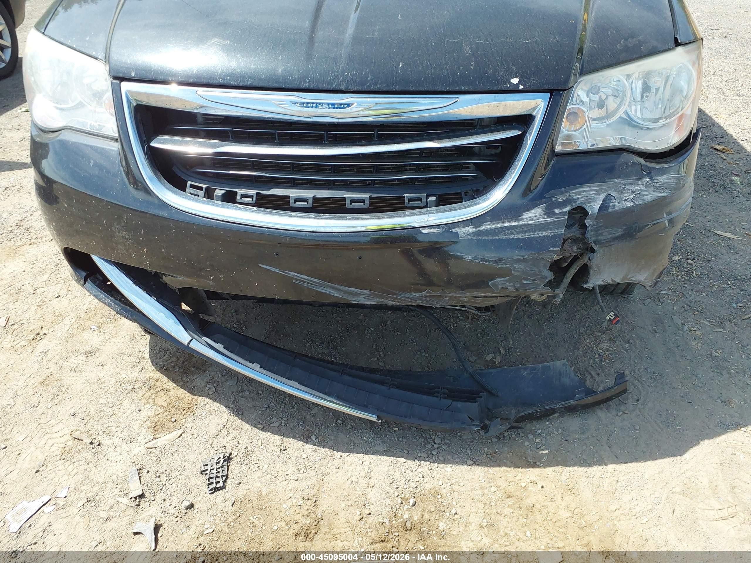 2013 Chrysler Town & Country Touring Black vin: 2C4RC1BG6DR653331