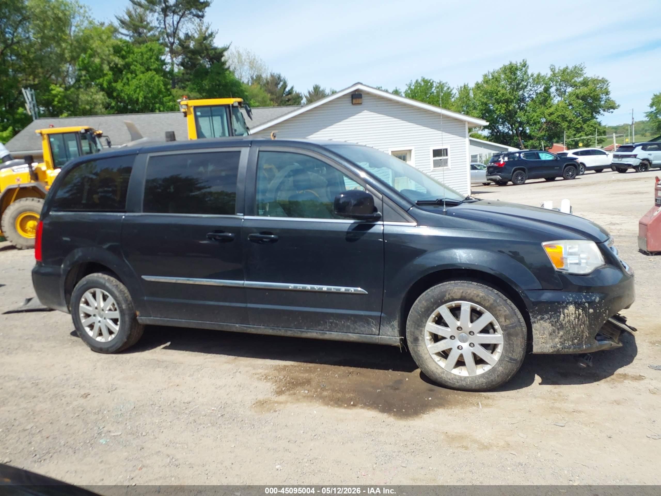 2013 Chrysler Town & Country Touring Black vin: 2C4RC1BG6DR653331
