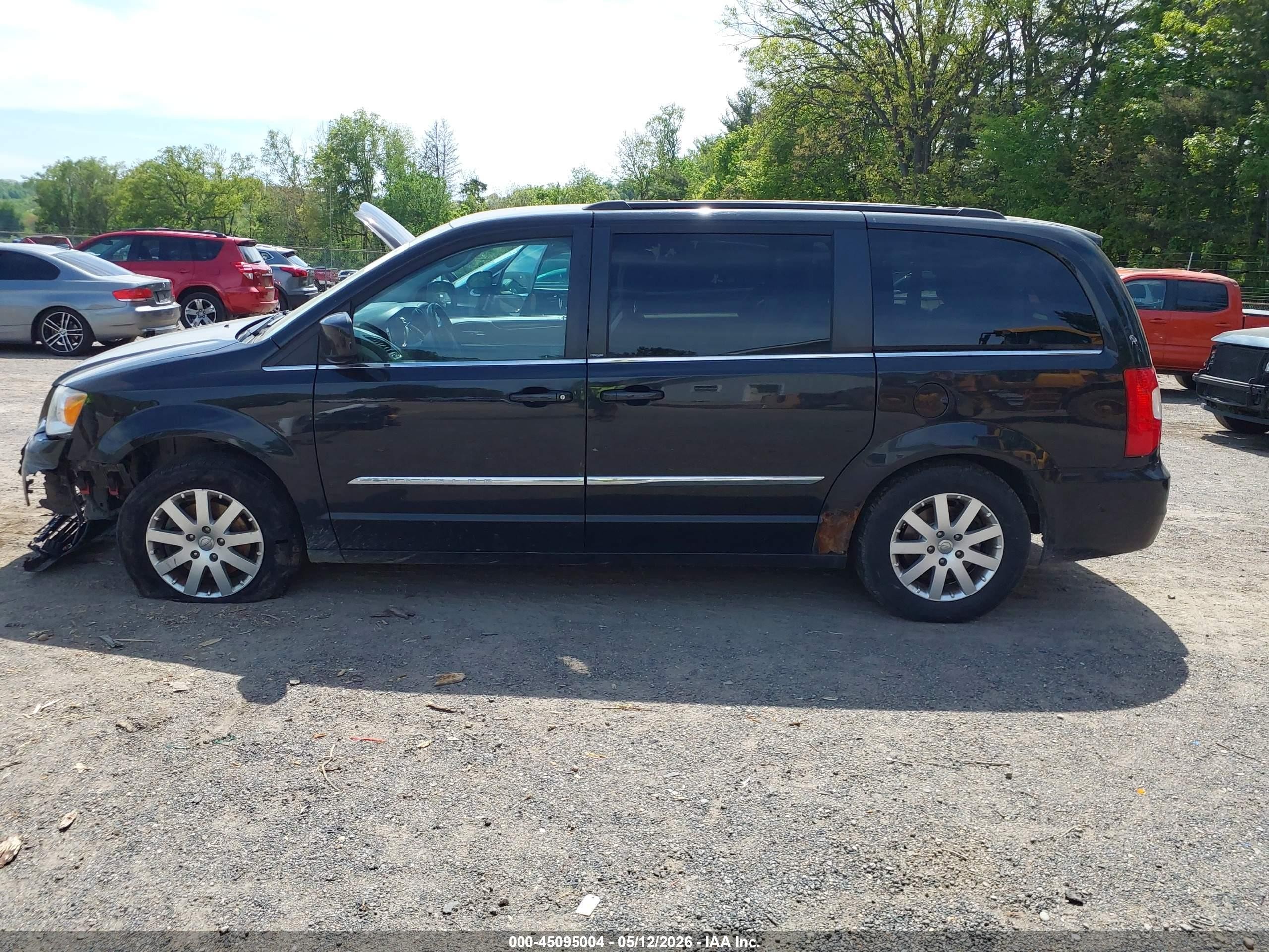 2013 Chrysler Town & Country Touring Black vin: 2C4RC1BG6DR653331