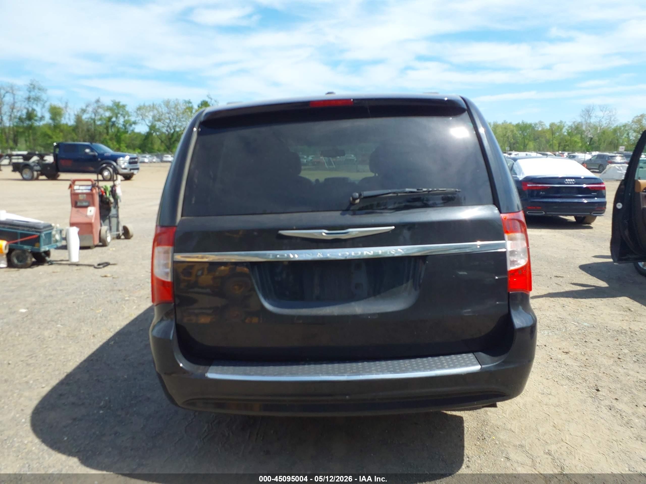 2013 Chrysler Town & Country Touring Black vin: 2C4RC1BG6DR653331