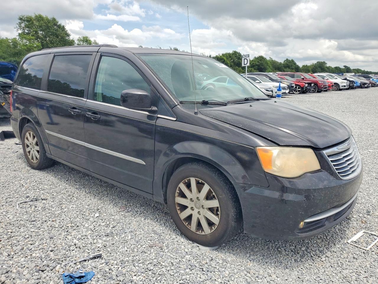 2013 Chrysler Town & Country Touring Black vin: 2C4RC1BG6DR675457