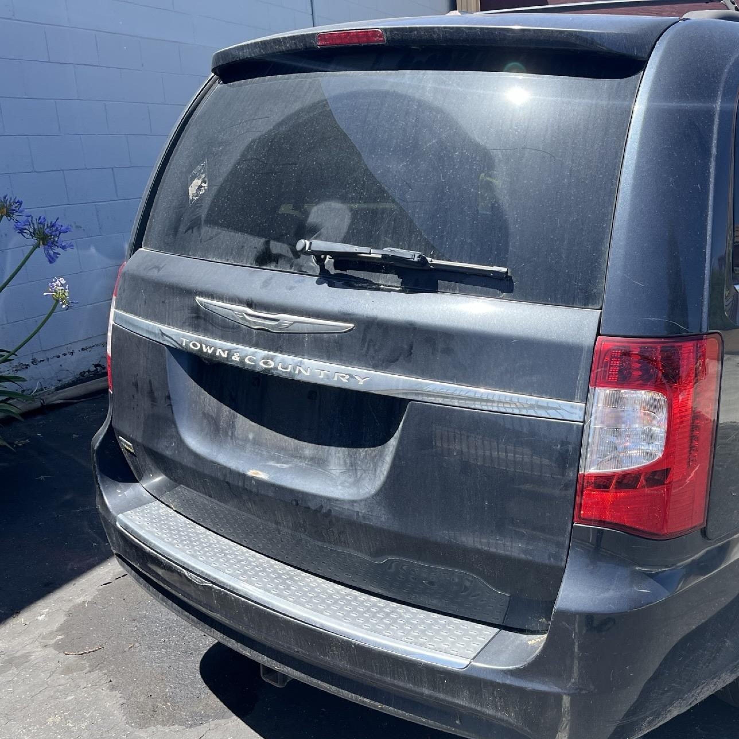 2013 Chrysler Town & Country Touring Серый vin: 2C4RC1BG6DR690878