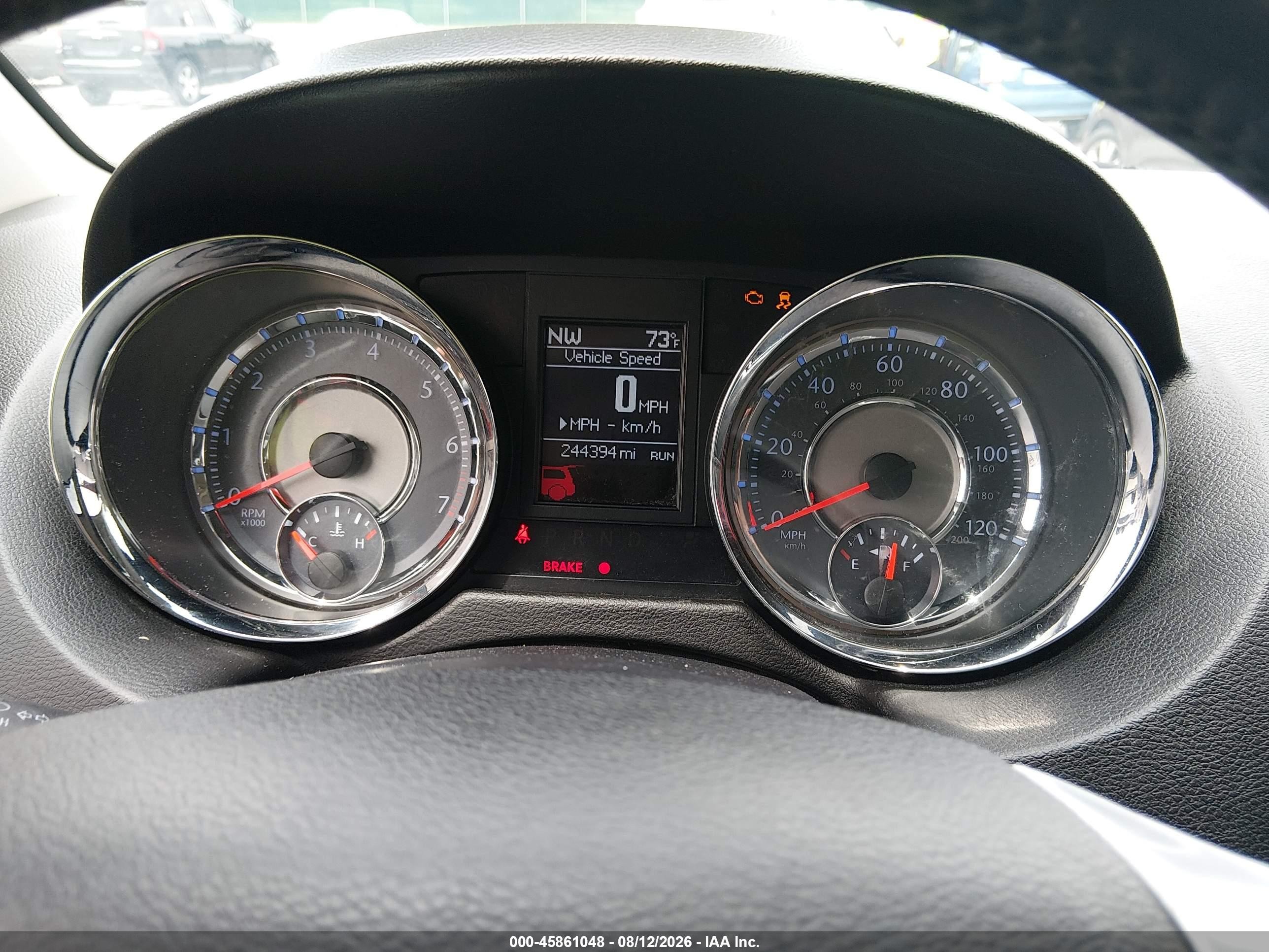 2013 Chrysler Town & Country Touring White vin: 2C4RC1BG6DR743627