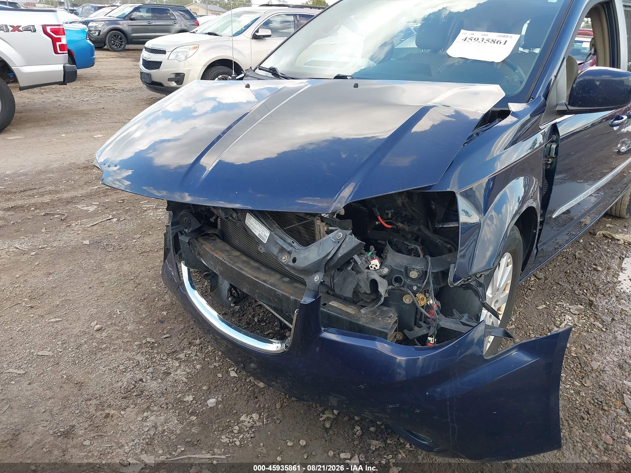 2013 Chrysler Town & Country Touring Синий vin: 2C4RC1BG6DR779754