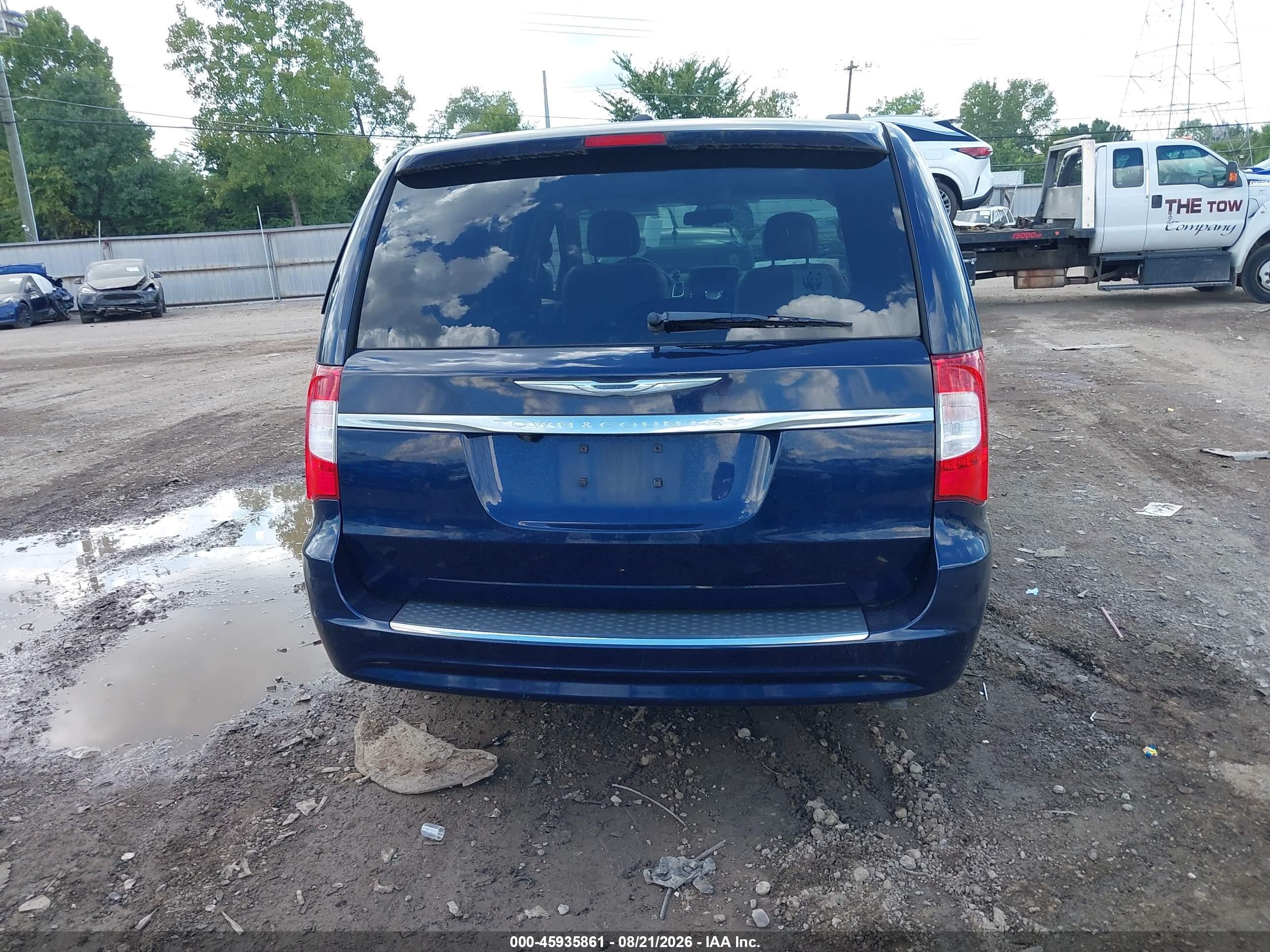 2013 Chrysler Town & Country Touring Синий vin: 2C4RC1BG6DR779754