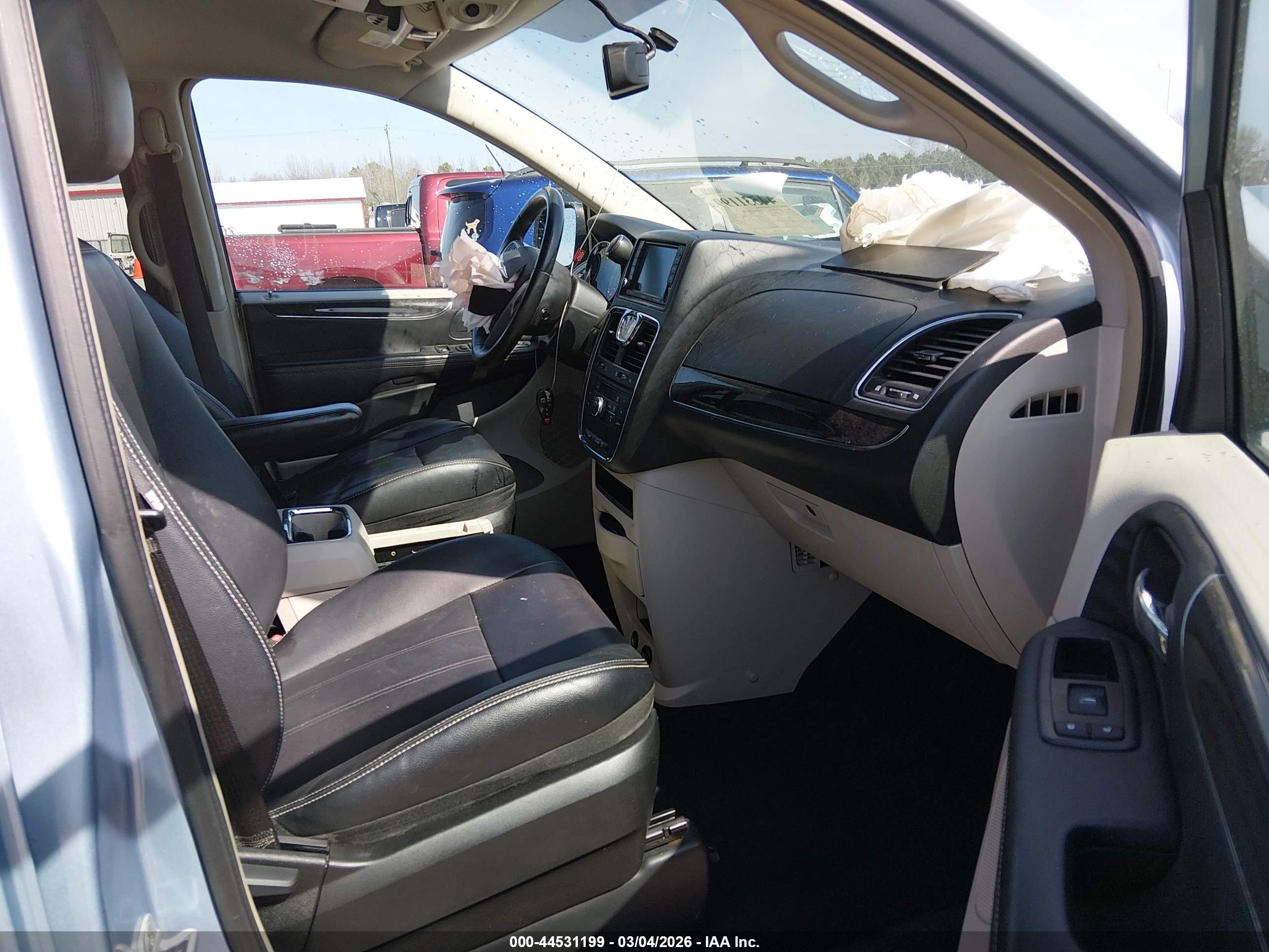 2013 Chrysler Town & Country Touring Light Blue vin: 2C4RC1BG6DR808623