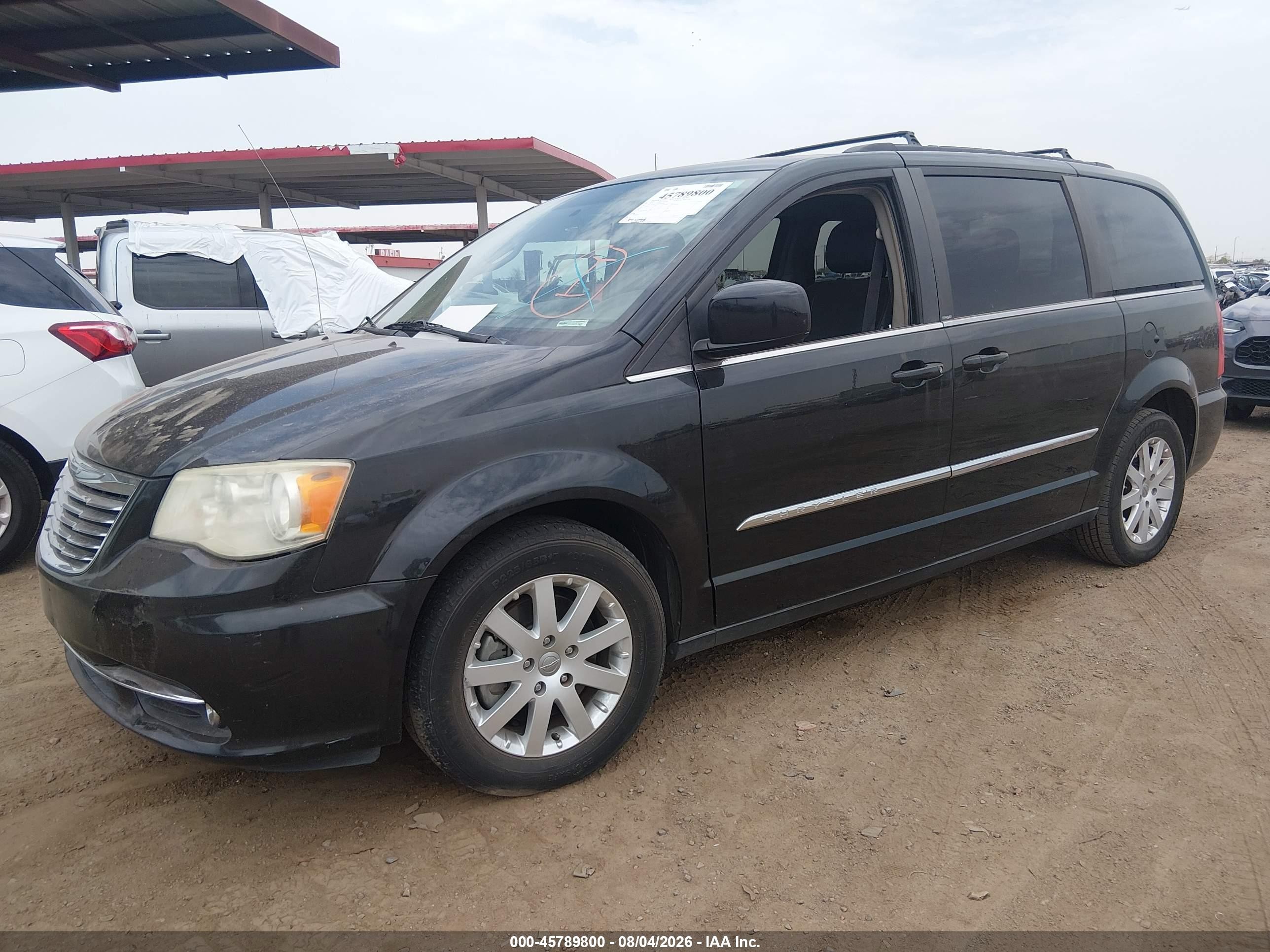 2014 Chrysler Town & Country Touring Black vin: 2C4RC1BG6ER124284