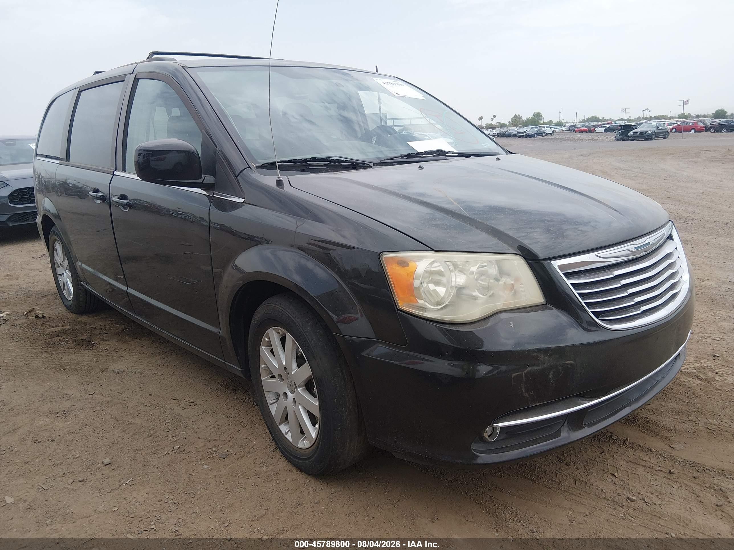 2014 Chrysler Town & Country Touring Black vin: 2C4RC1BG6ER124284