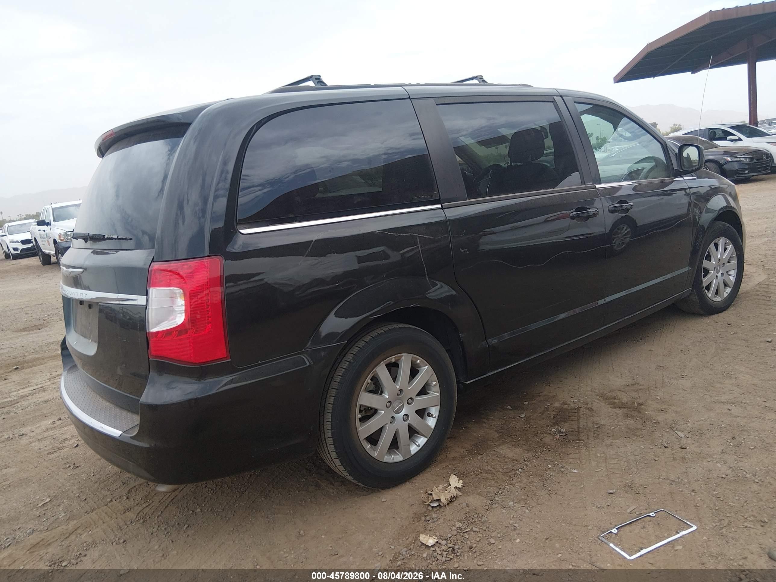 2014 Chrysler Town & Country Touring Black vin: 2C4RC1BG6ER124284