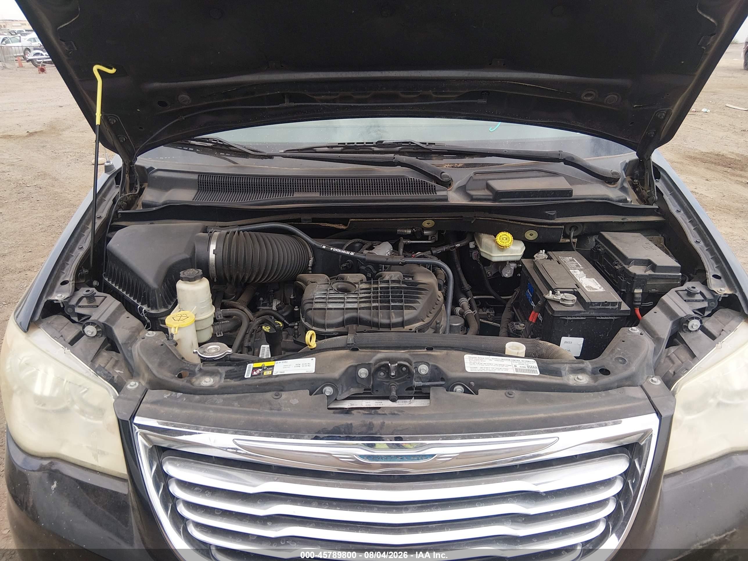 2014 Chrysler Town & Country Touring Black vin: 2C4RC1BG6ER124284