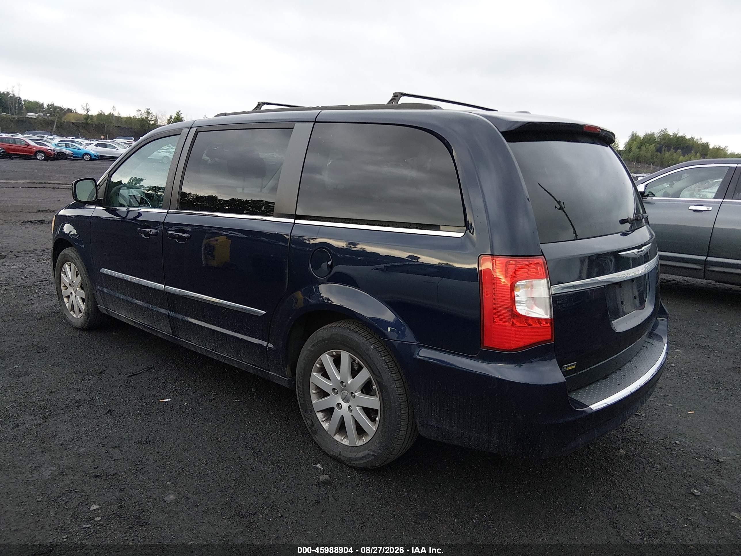 2014 Chrysler Town & Country Touring Blue vin: 2C4RC1BG6ER159133