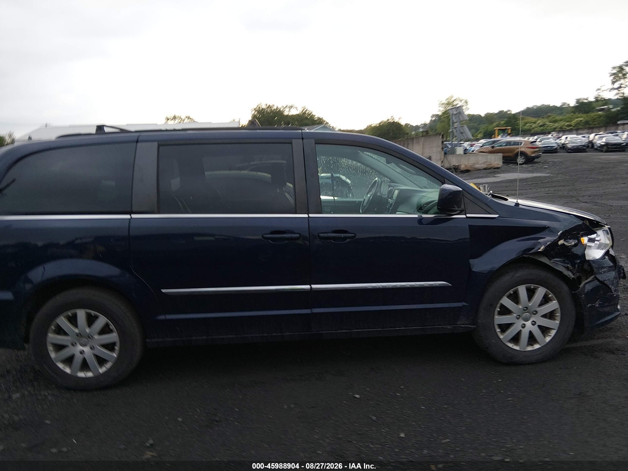 2014 Chrysler Town & Country Touring Blue vin: 2C4RC1BG6ER159133