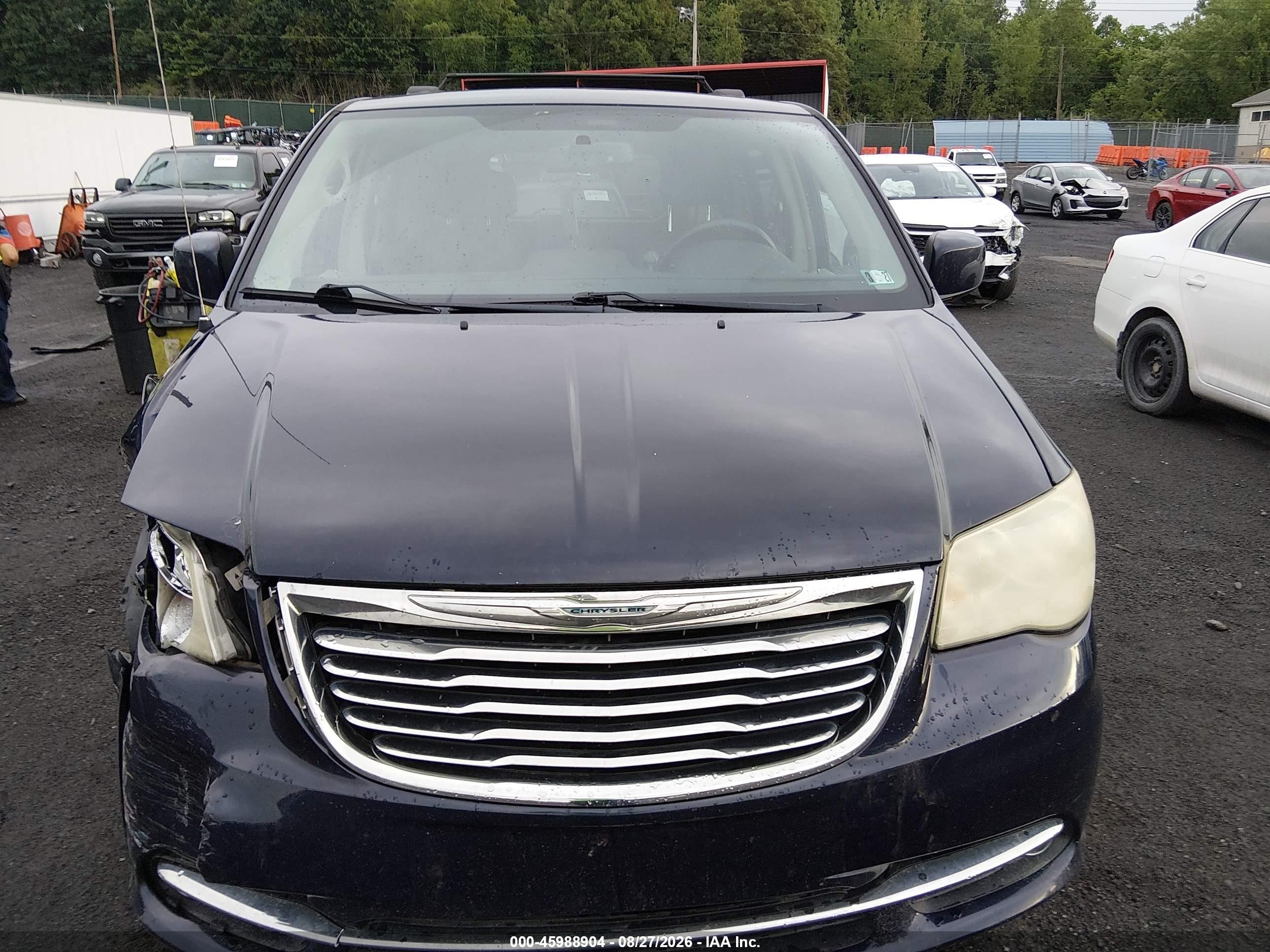 2014 Chrysler Town & Country Touring Blue vin: 2C4RC1BG6ER159133