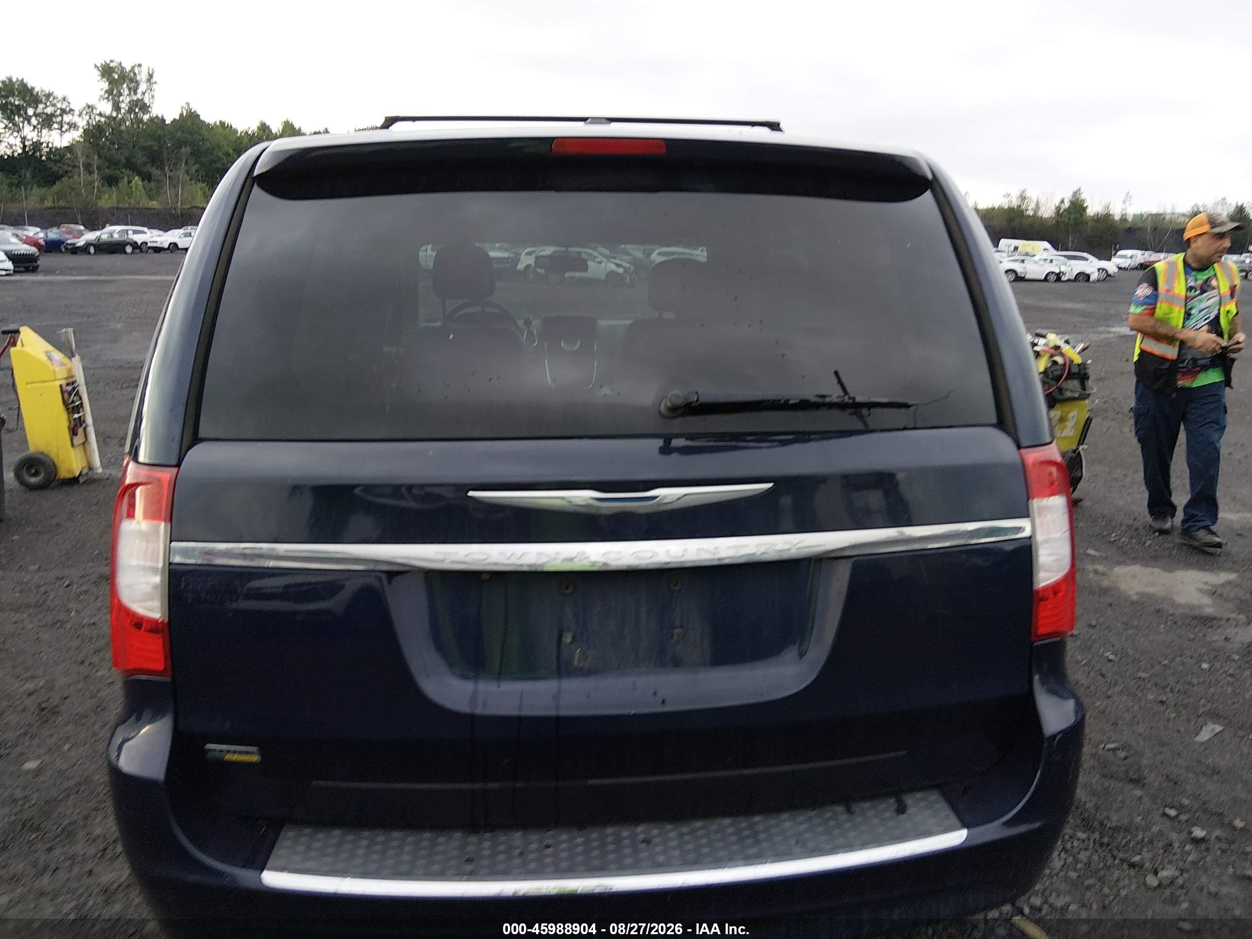 2014 Chrysler Town & Country Touring Blue vin: 2C4RC1BG6ER159133