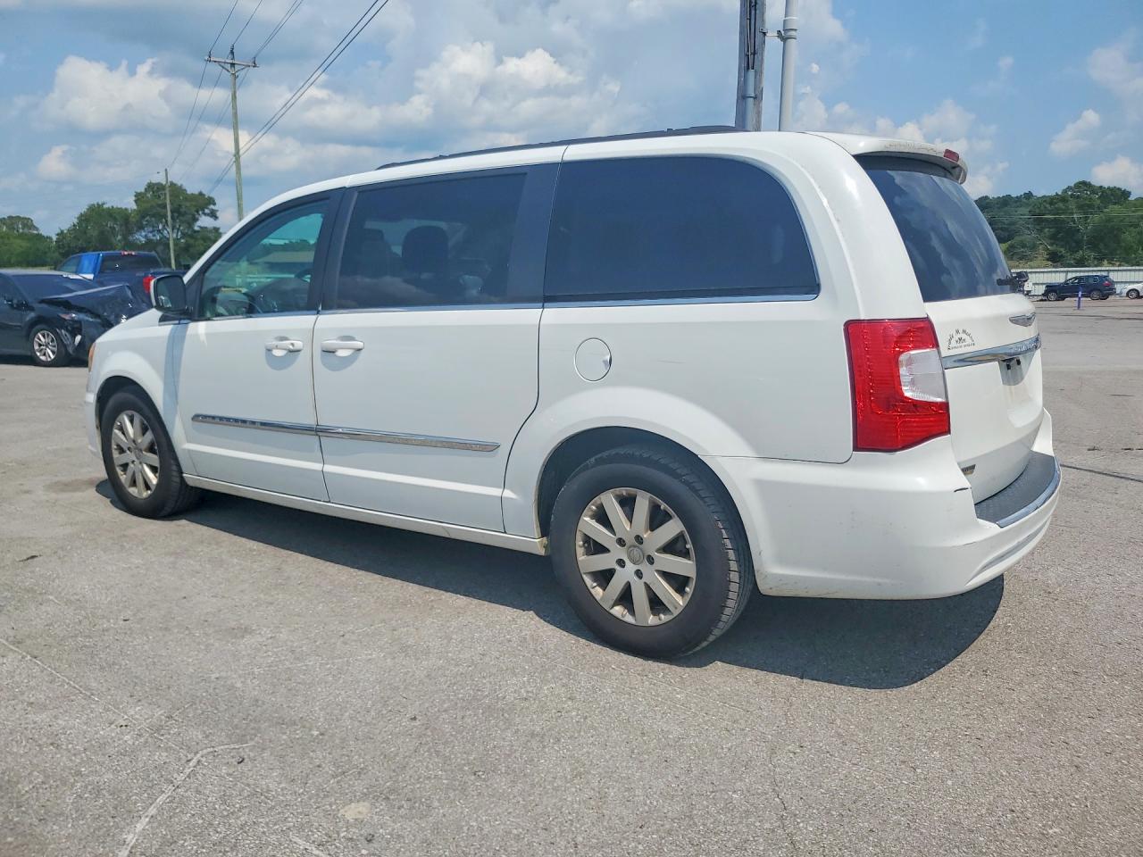 2014 Chrysler Town & Country Touring White vin: 2C4RC1BG6ER160749