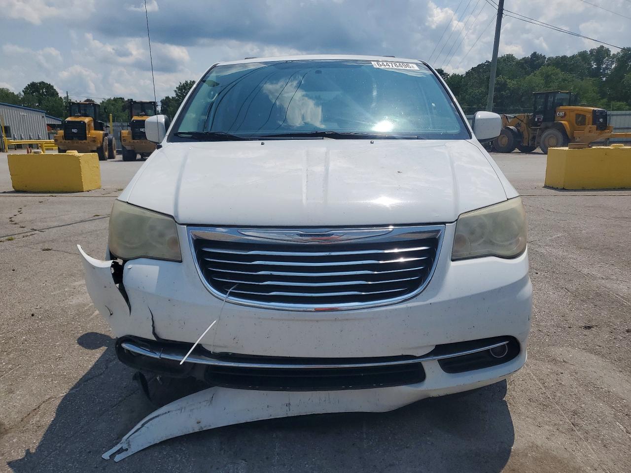 2014 Chrysler Town & Country Touring White vin: 2C4RC1BG6ER160749