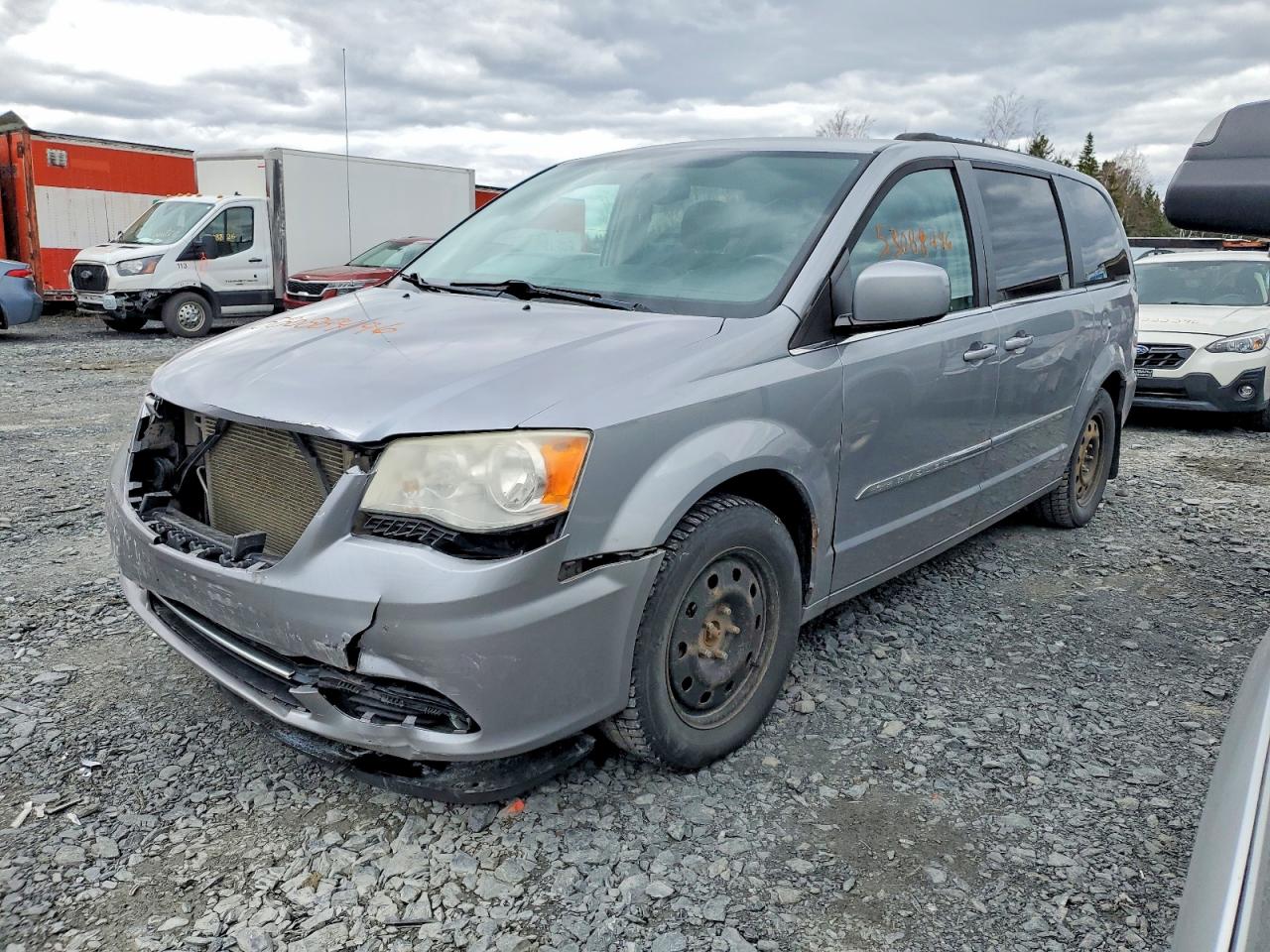 2014 Chrysler Town & Country Touring Gray vin: 2C4RC1BG6ER205205