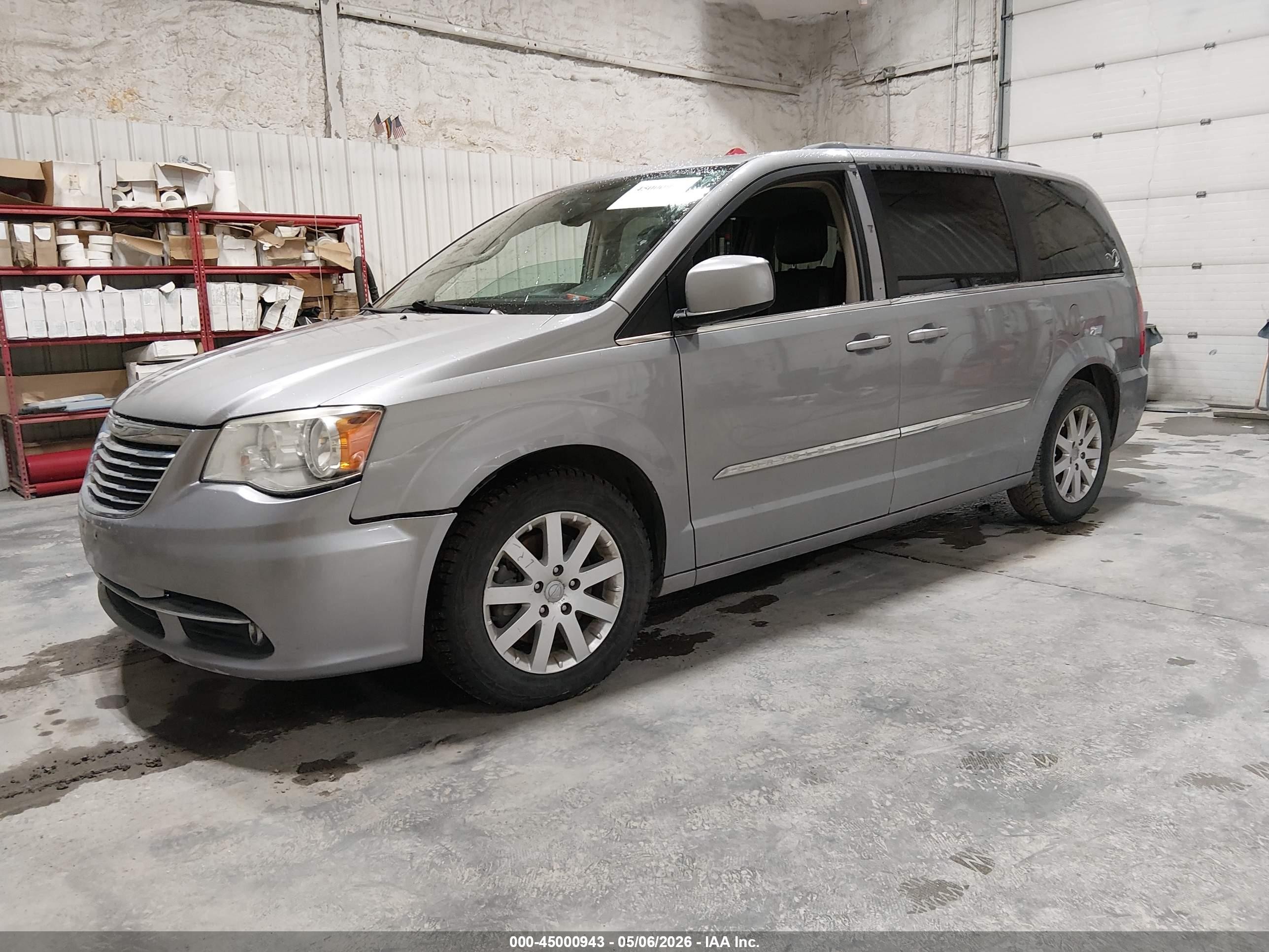 2014 Chrysler Town & Country Touring Серебряный vin: 2C4RC1BG6ER343794
