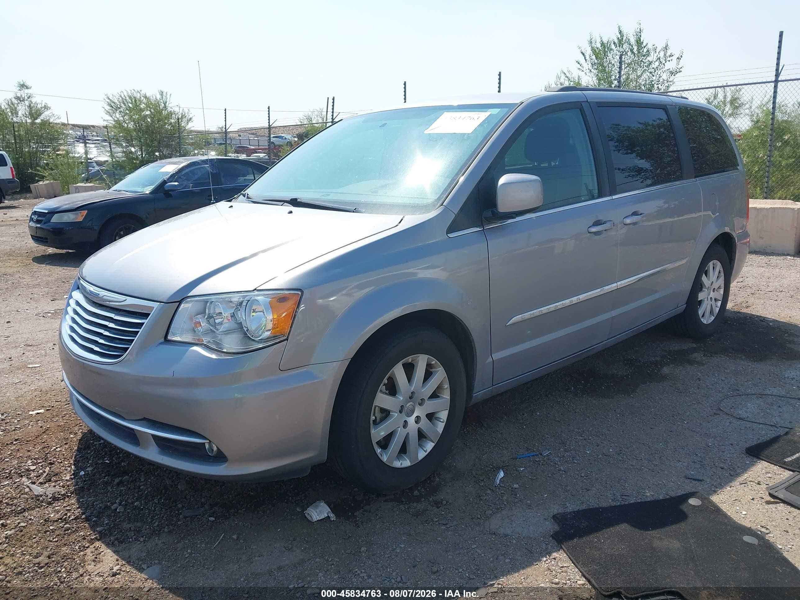 2014 Chrysler Town & Country Touring Серебряный vin: 2C4RC1BG6ER359204