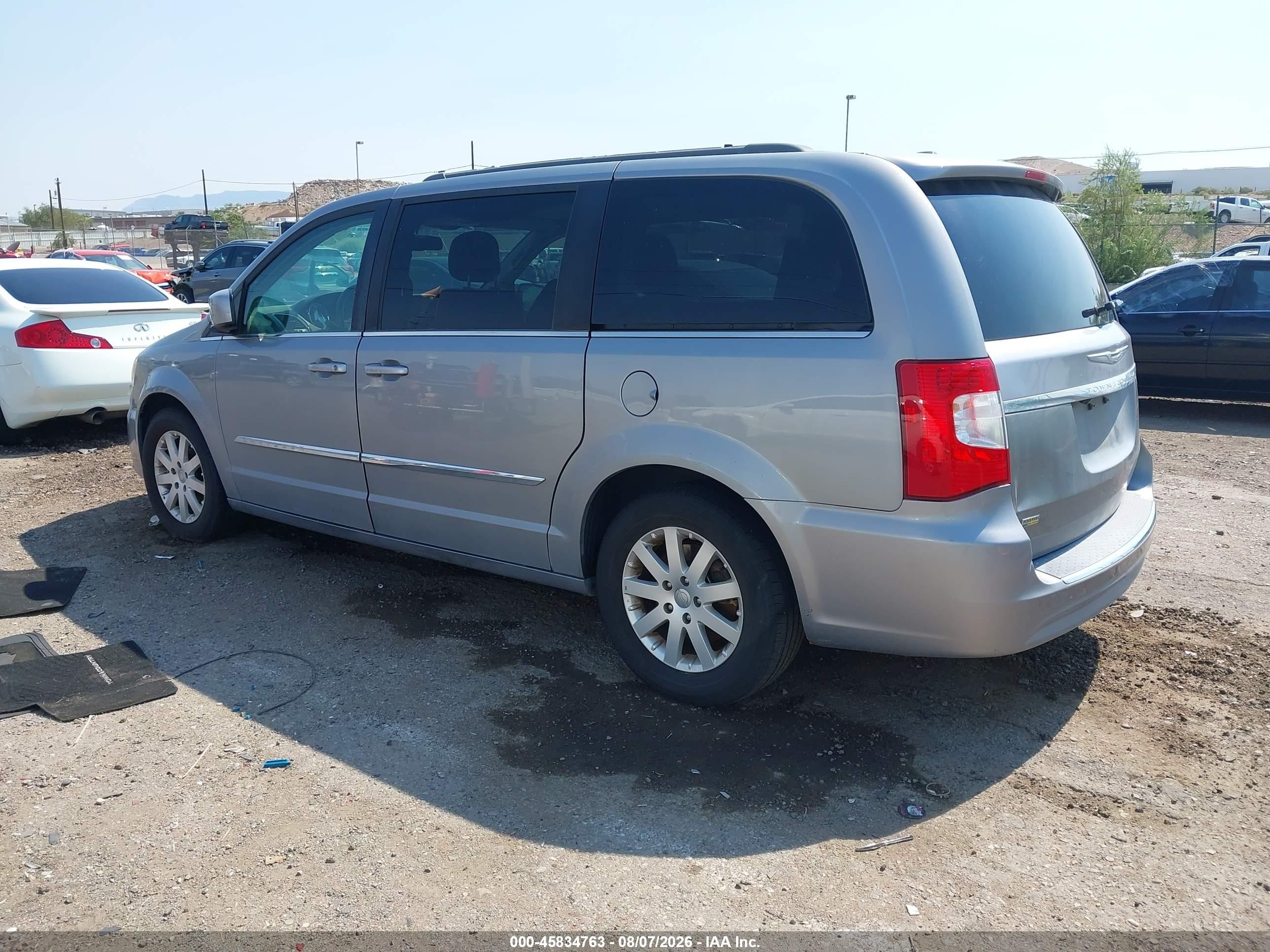 2014 Chrysler Town & Country Touring Серебряный vin: 2C4RC1BG6ER359204