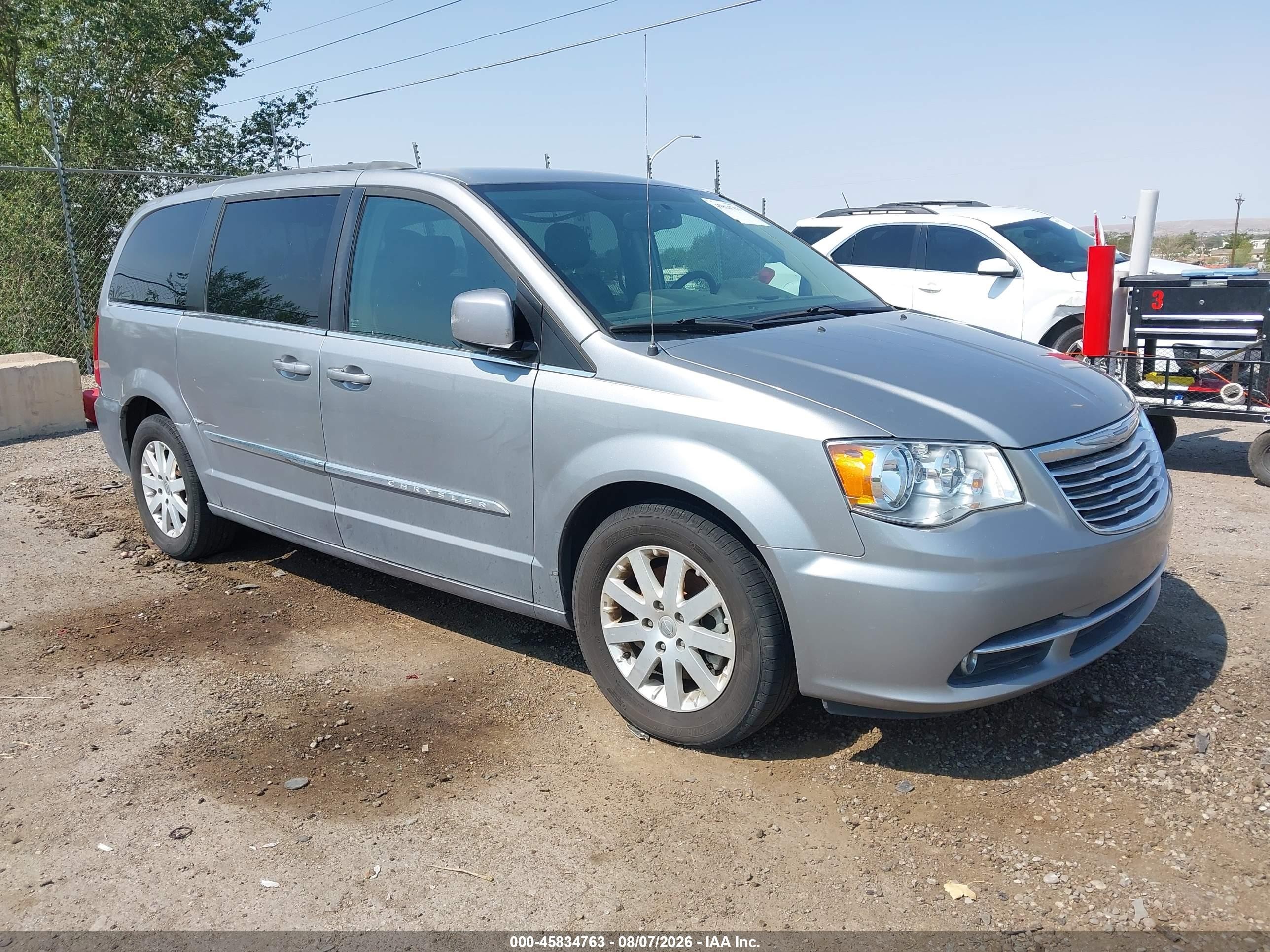 2014 Chrysler Town & Country Touring Серебряный vin: 2C4RC1BG6ER359204