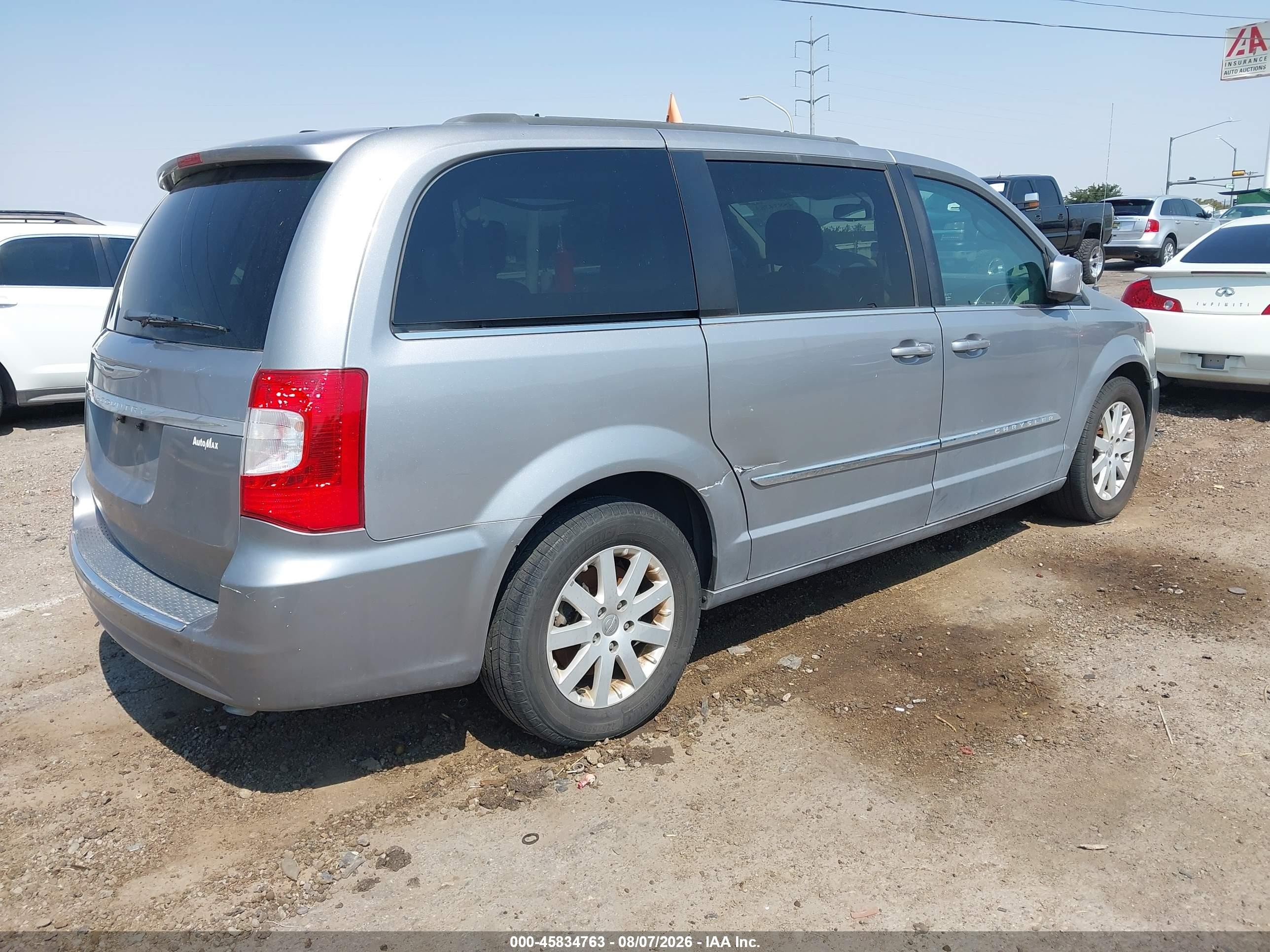 2014 Chrysler Town & Country Touring Серебряный vin: 2C4RC1BG6ER359204