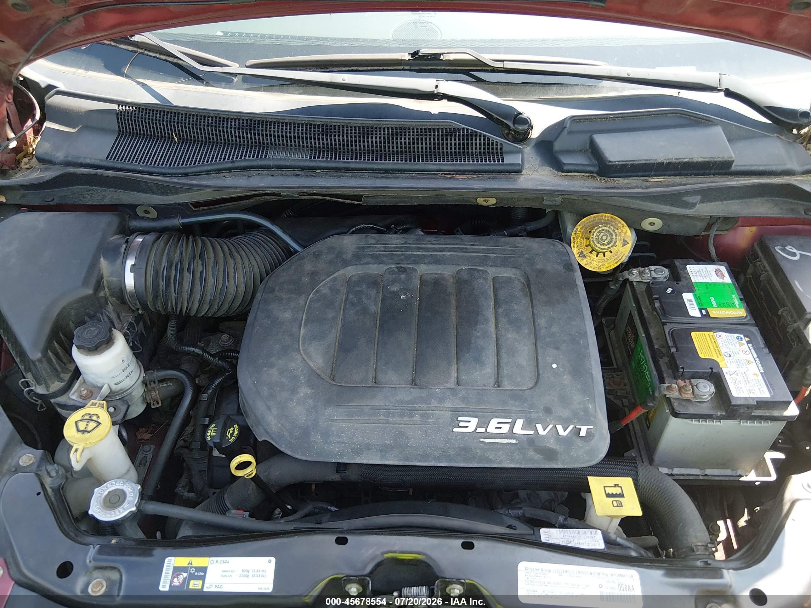 2014 Chrysler Town & Country Touring Красный vin: 2C4RC1BG6ER363480