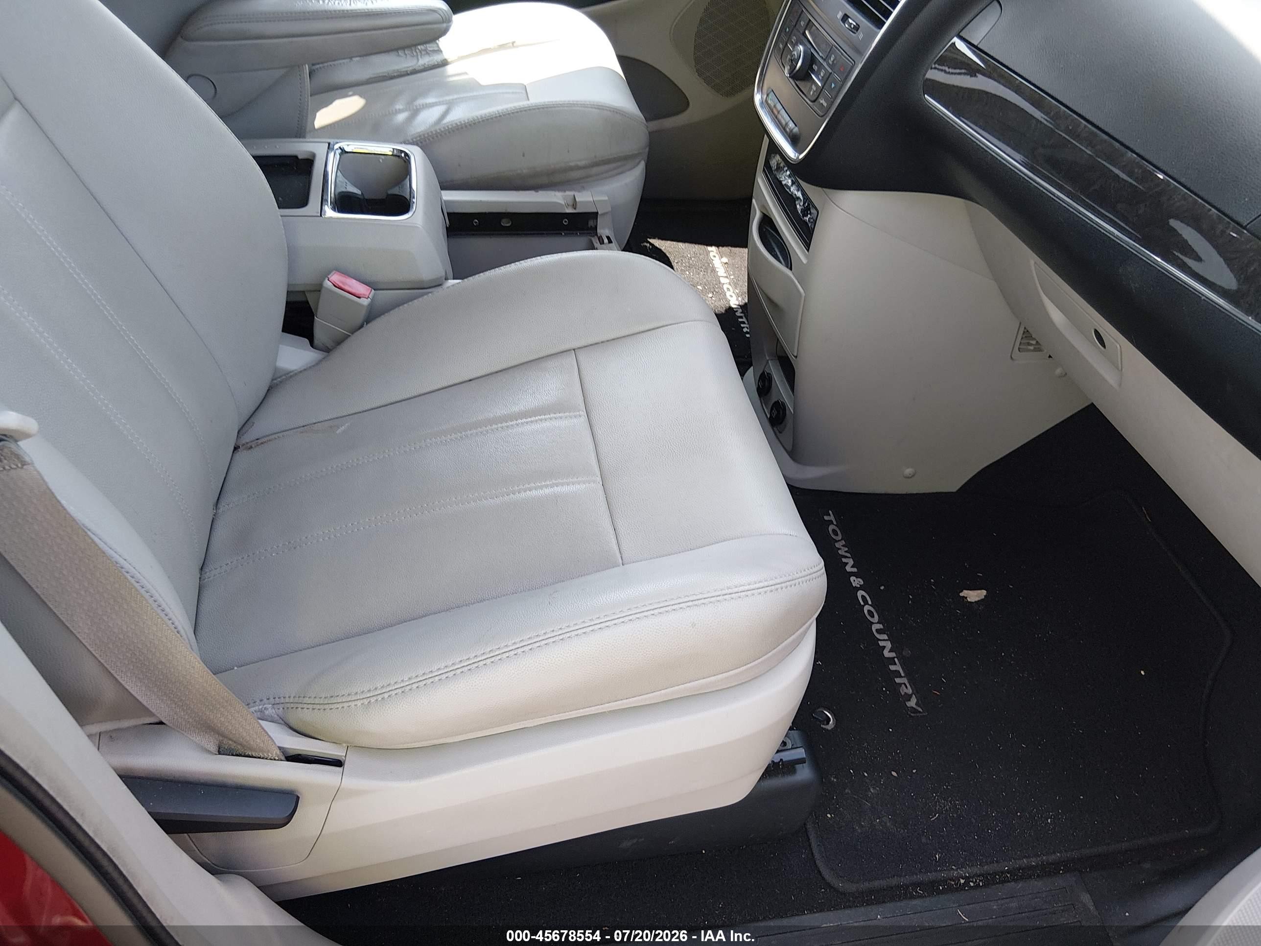 2014 Chrysler Town & Country Touring Красный vin: 2C4RC1BG6ER363480