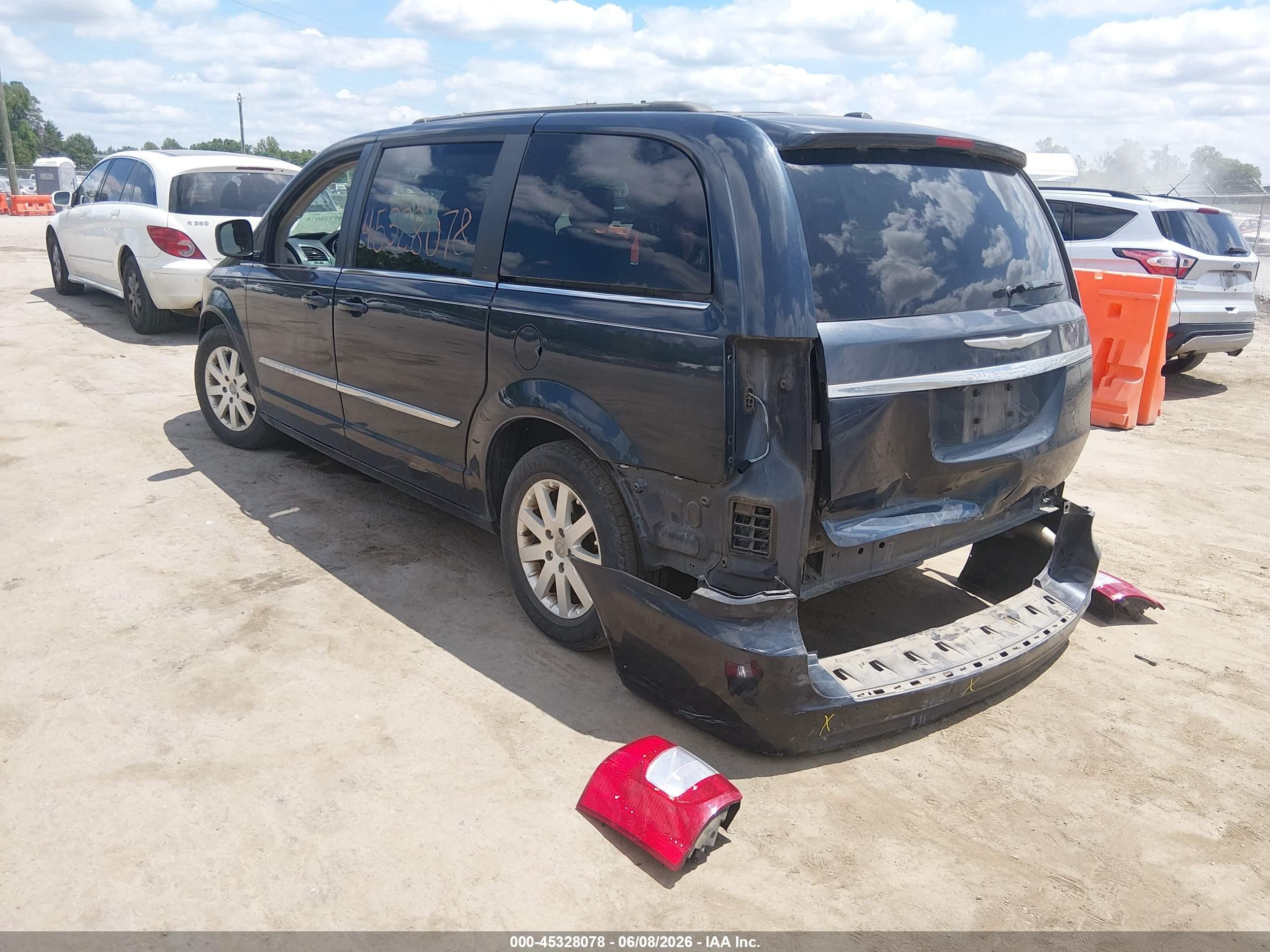 2014 Chrysler Town & Country Touring Black vin: 2C4RC1BG6ER365066