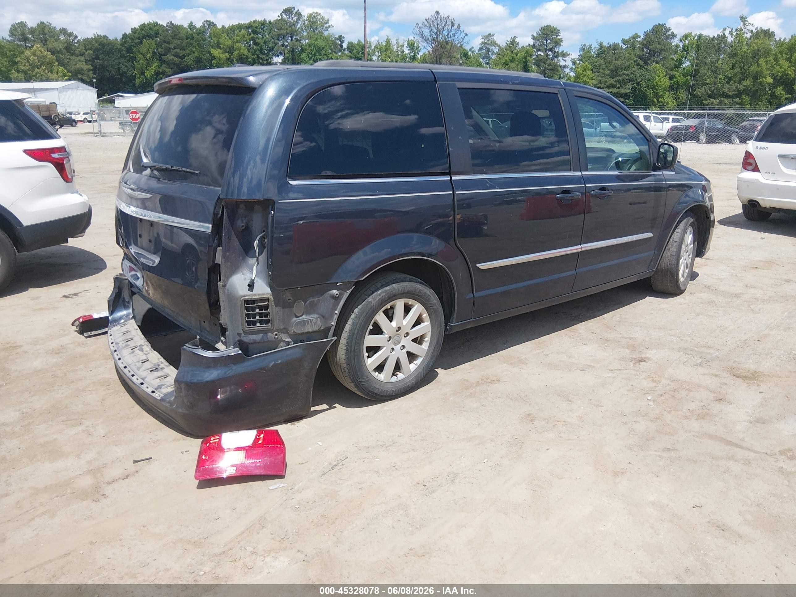 2014 Chrysler Town & Country Touring Black vin: 2C4RC1BG6ER365066