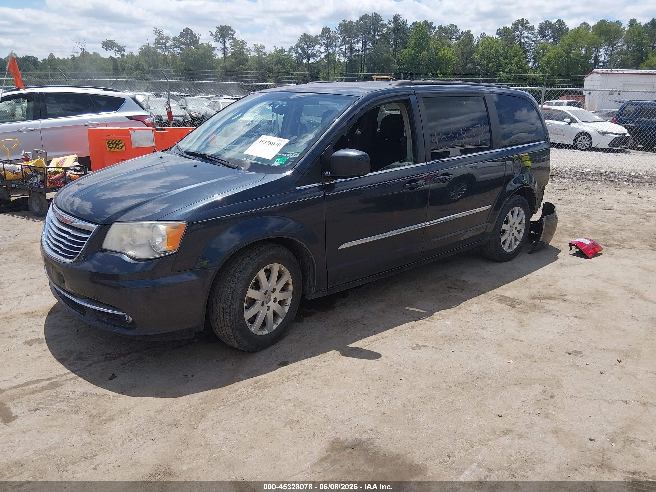 2014 Chrysler Town & Country Touring Black vin: 2C4RC1BG6ER365066