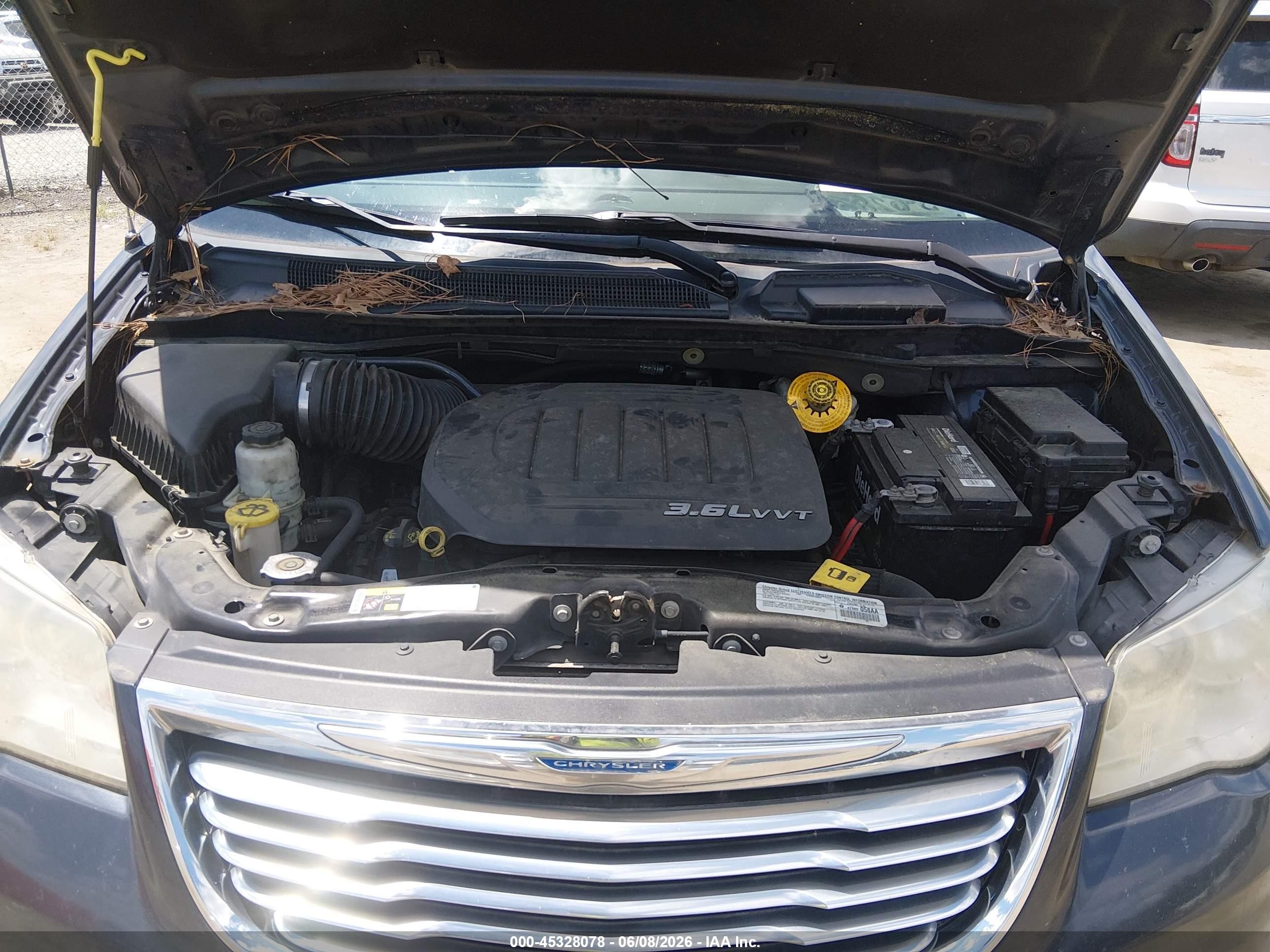 2014 Chrysler Town & Country Touring Black vin: 2C4RC1BG6ER365066
