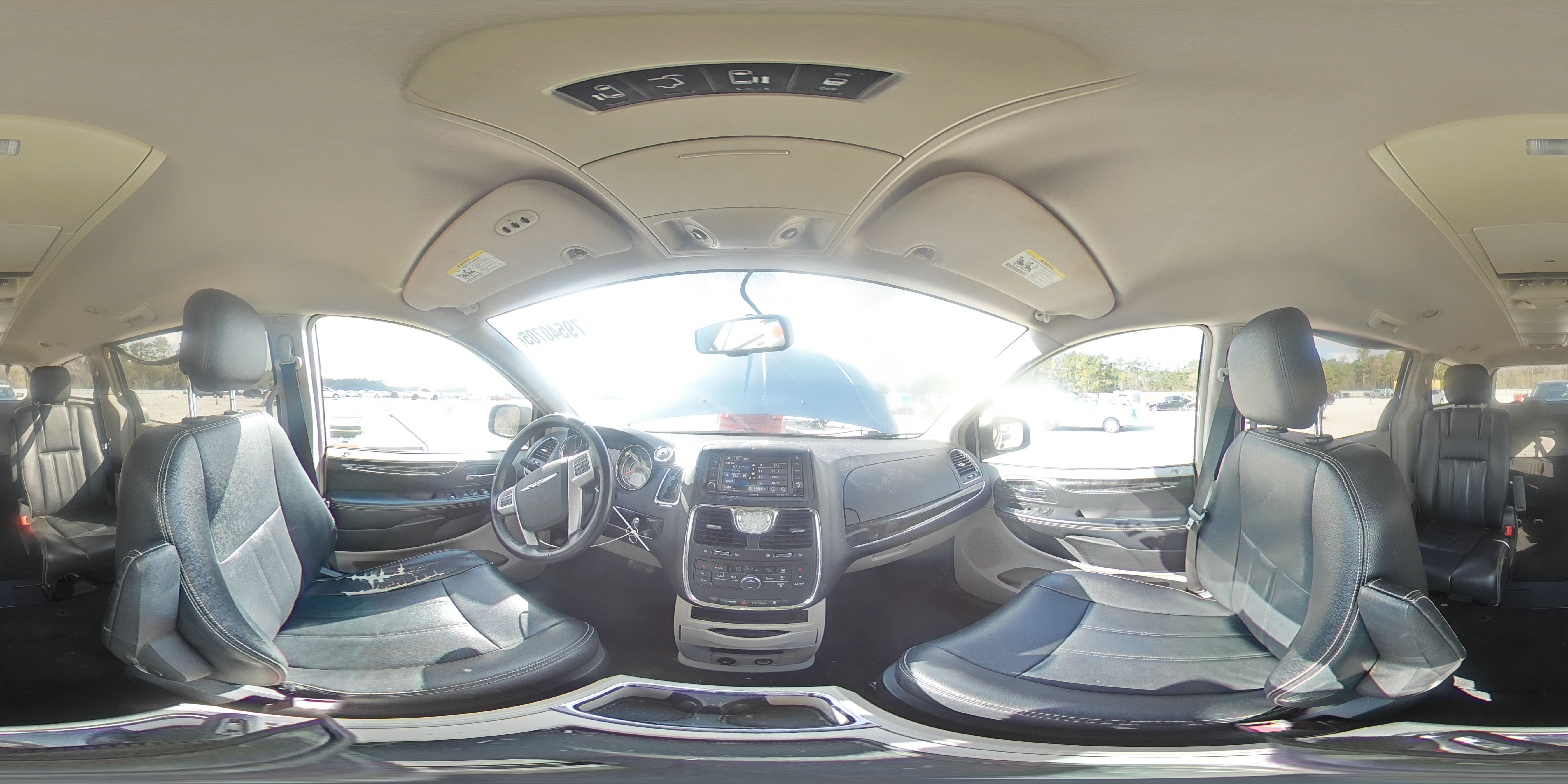 2014 Chrysler Town & Country Touring Silver vin: 2C4RC1BG6ER382885