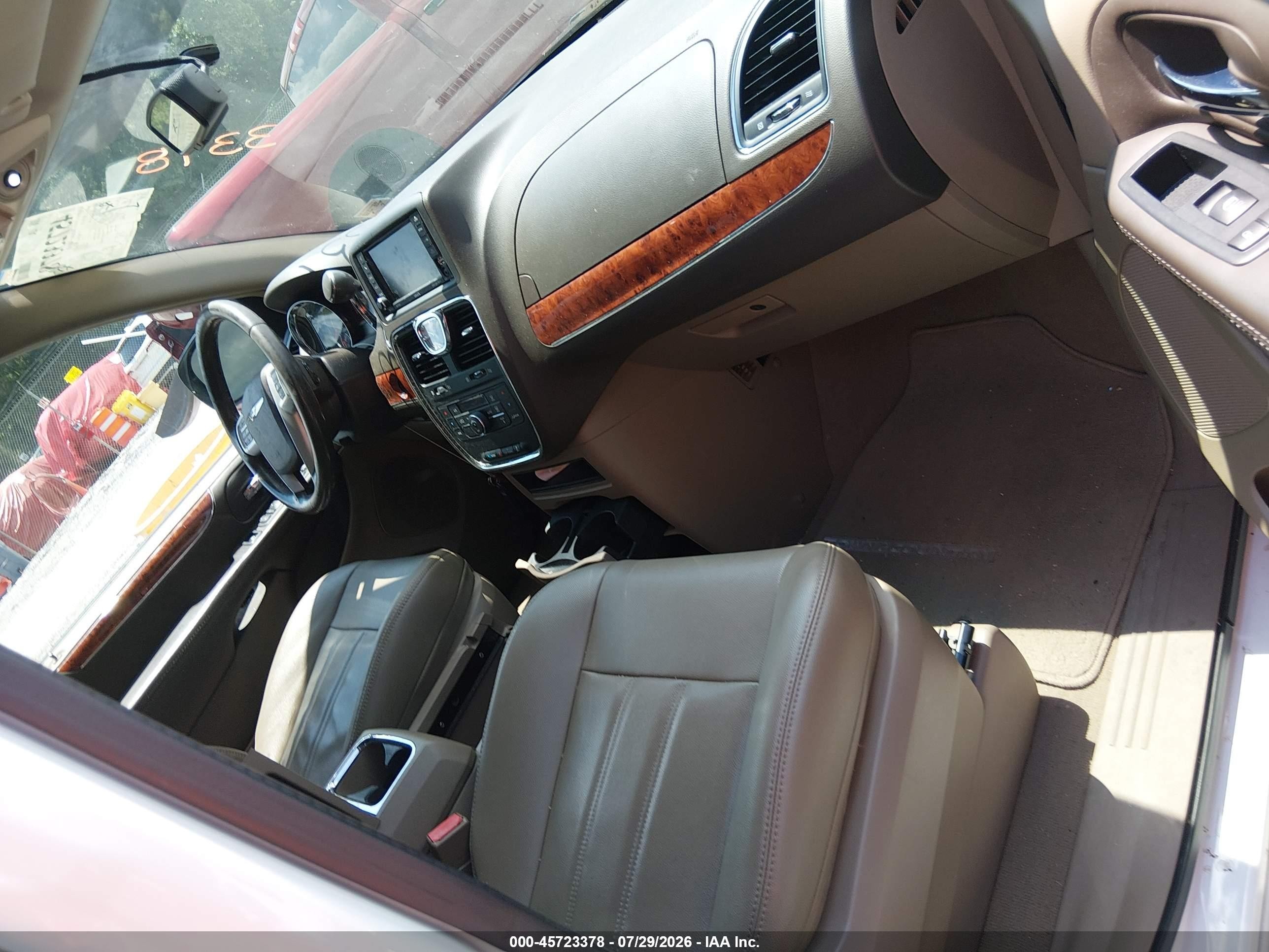 2014 Chrysler Town & Country Touring Белый vin: 2C4RC1BG6ER395006