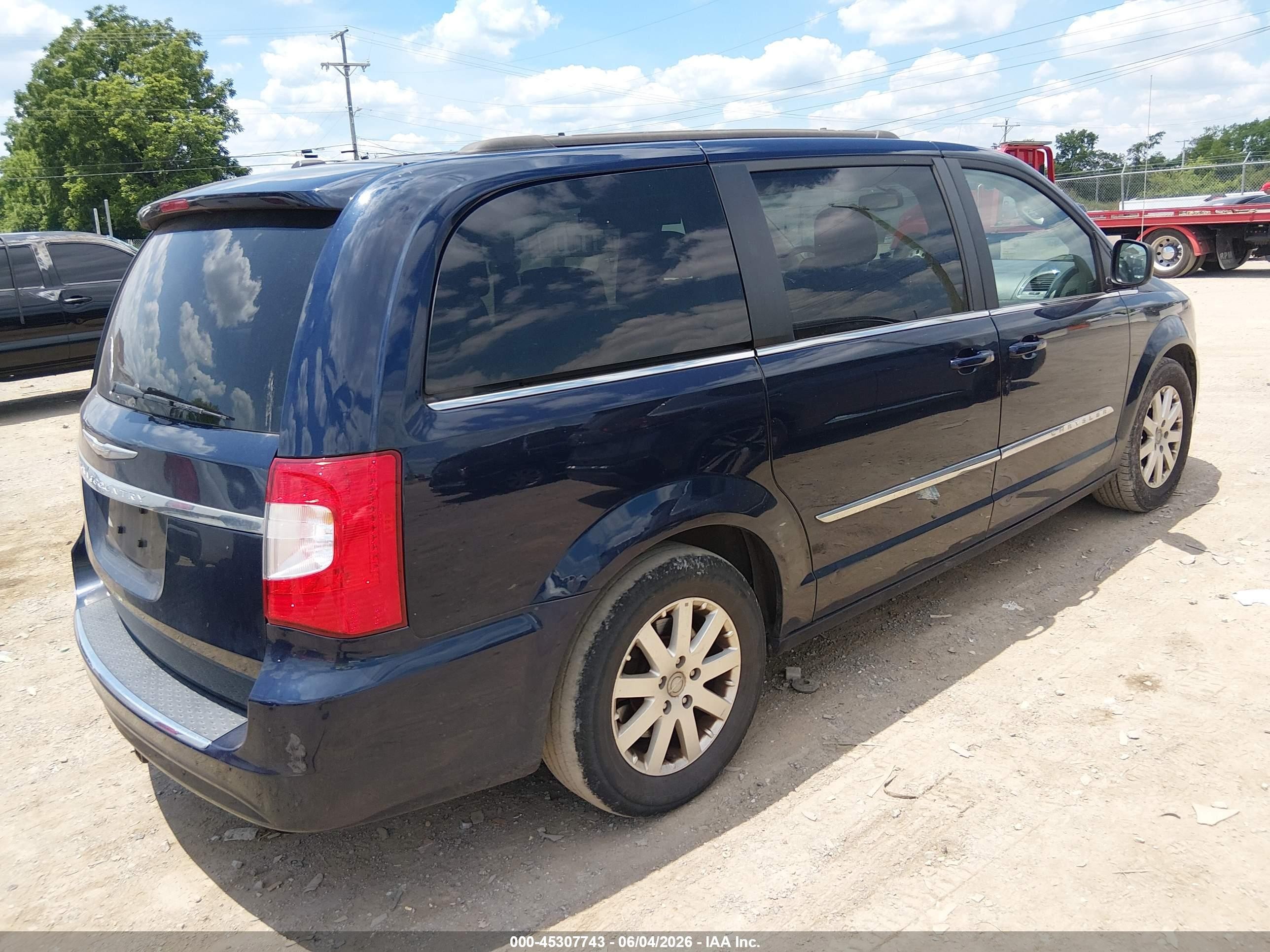 2014 Chrysler Town & Country Touring Black vin: 2C4RC1BG6ER399010