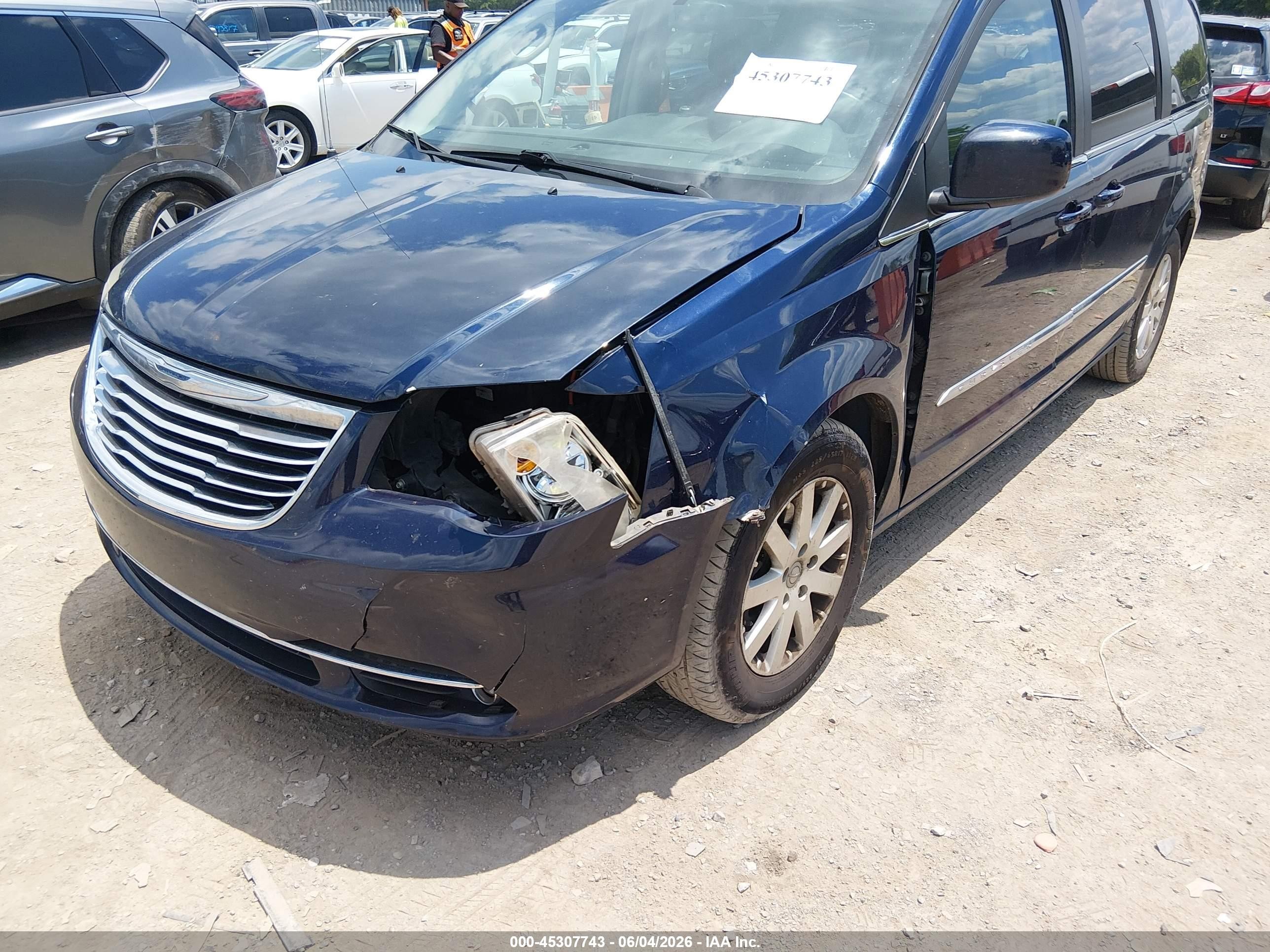 2014 Chrysler Town & Country Touring Black vin: 2C4RC1BG6ER399010