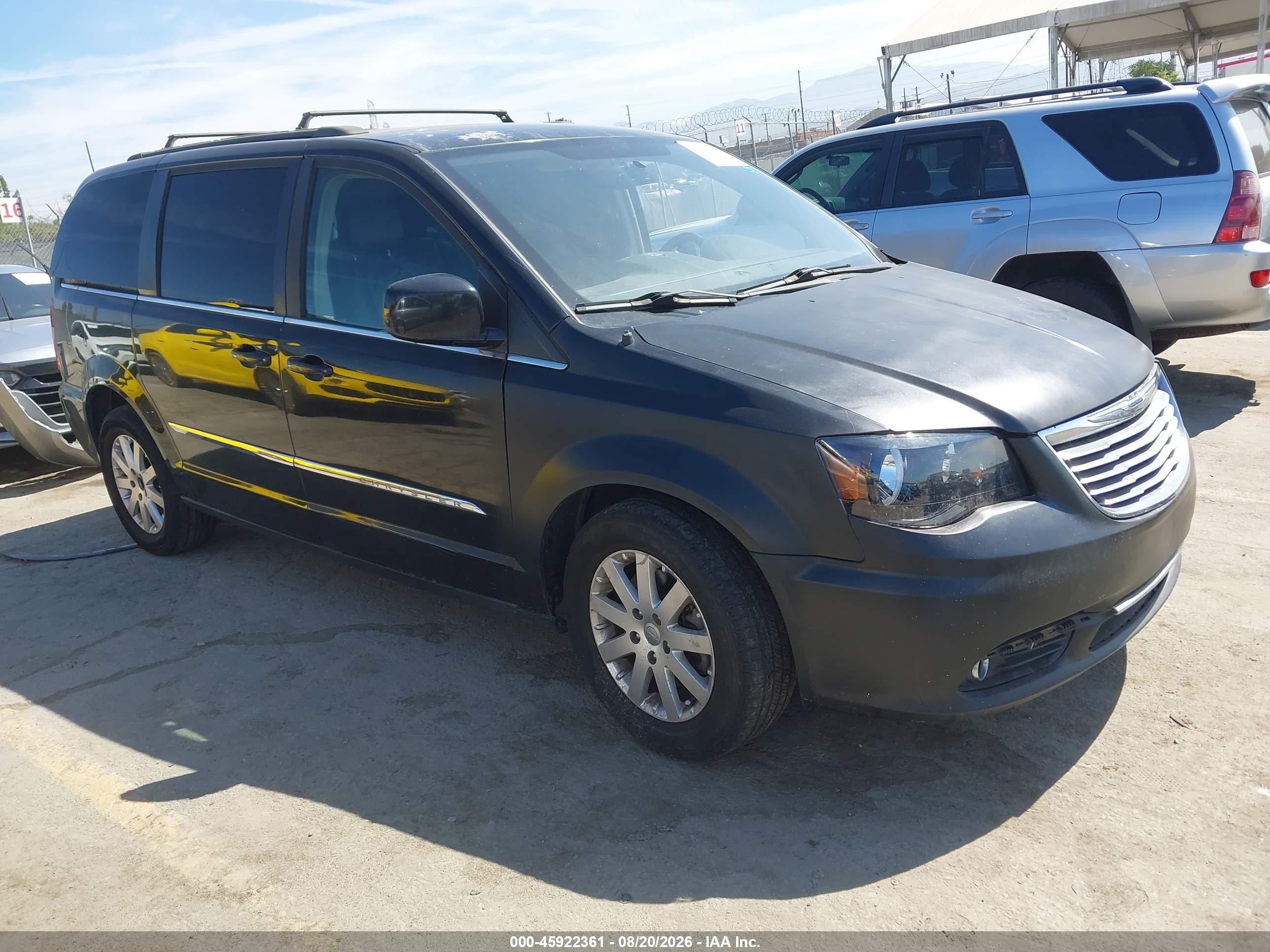 2014 Chrysler Town & Country Touring Black vin: 2C4RC1BG6ER399718