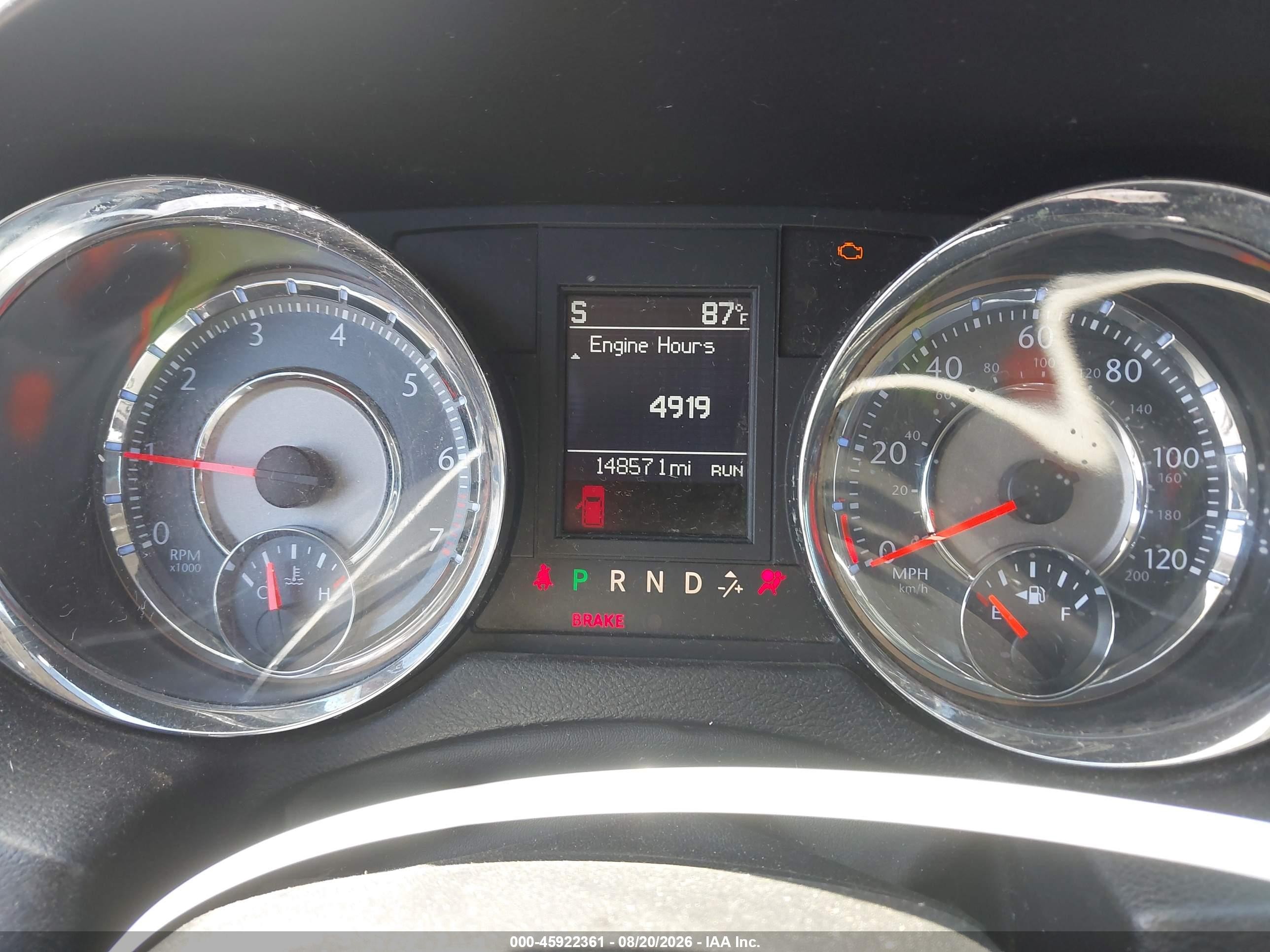 2014 Chrysler Town & Country Touring Black vin: 2C4RC1BG6ER399718